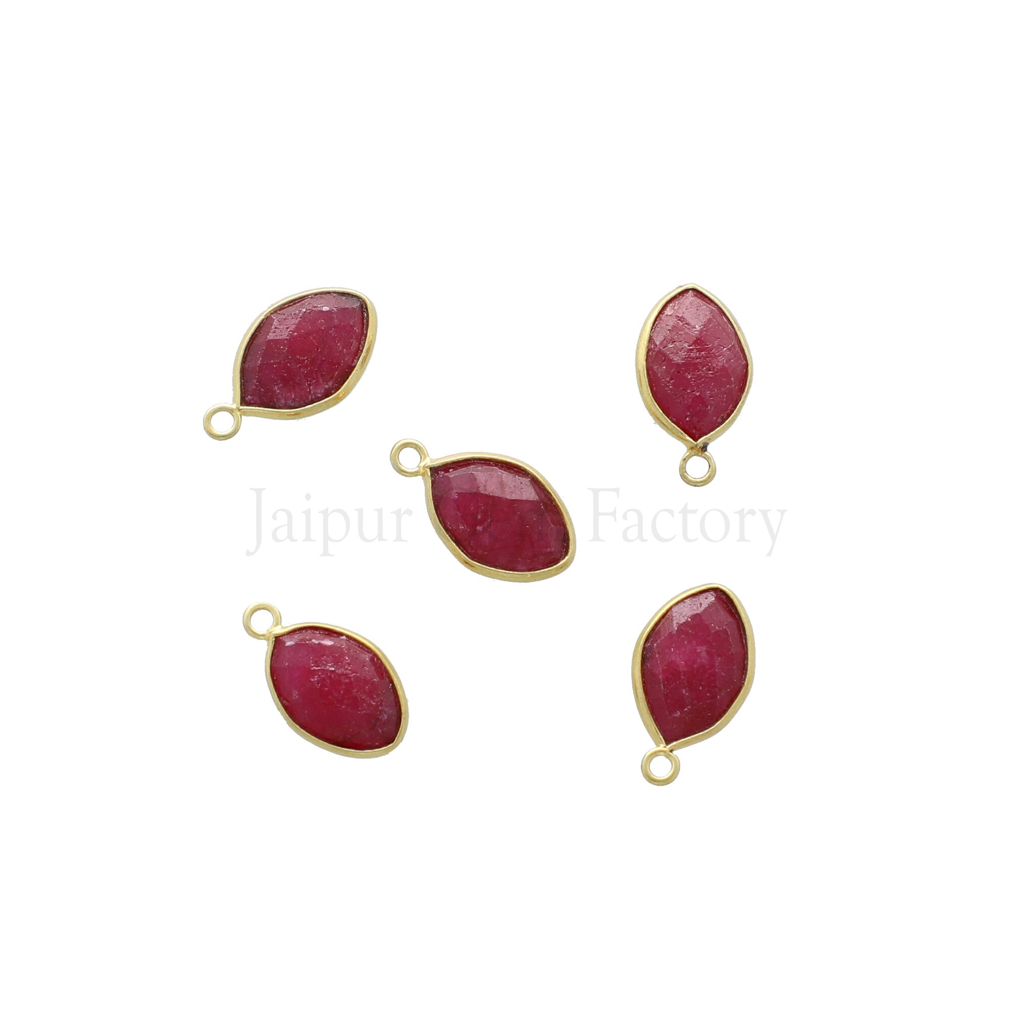 Bezel Dyed Ruby Pendant