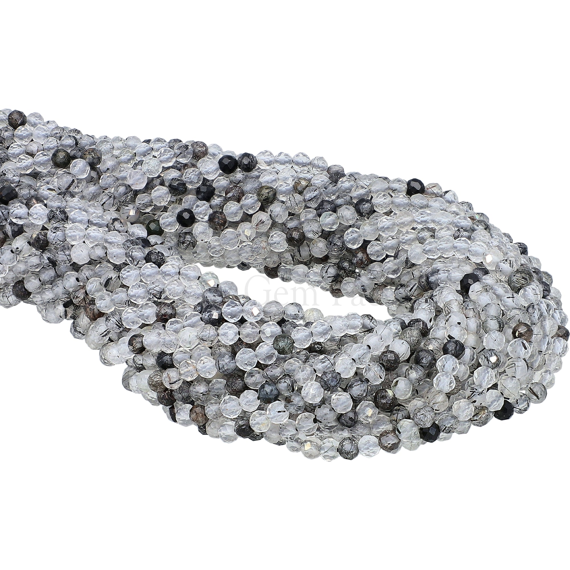 Faceted 2.5 MM Natural Beads for Jewelry Making