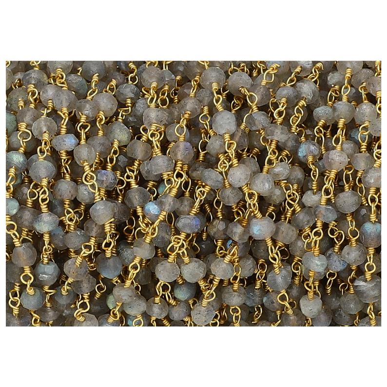 Gold Plated Chain with Bead