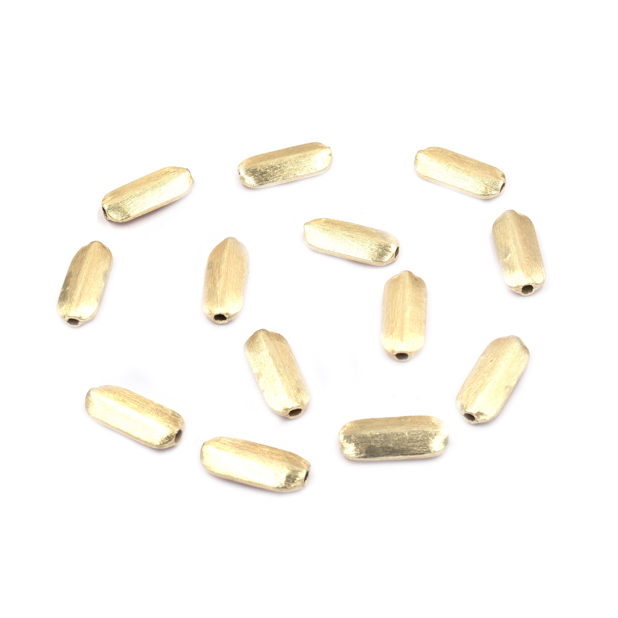 Gold Rectangle Copper Beads