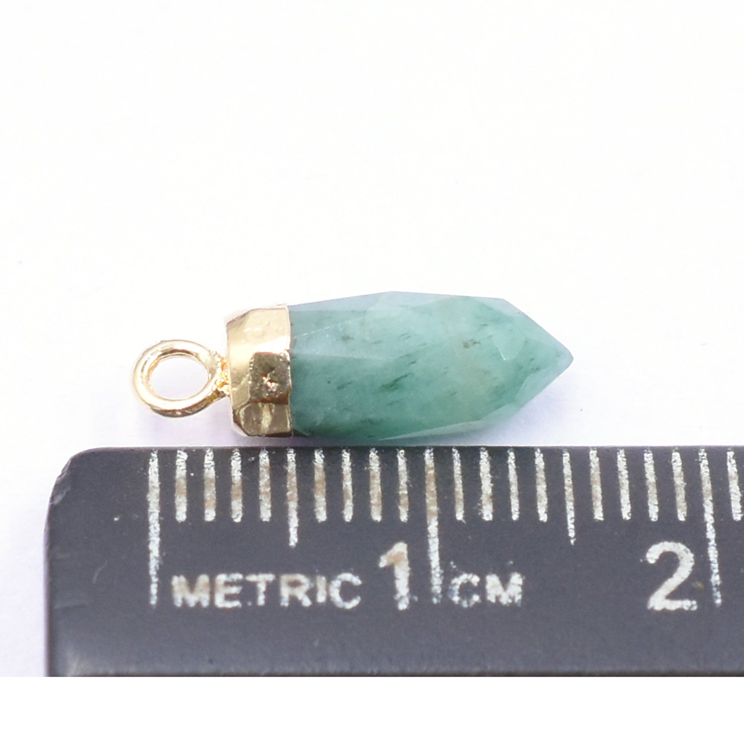 Handmade Raw Emerald Stone Pendant for Necklaces