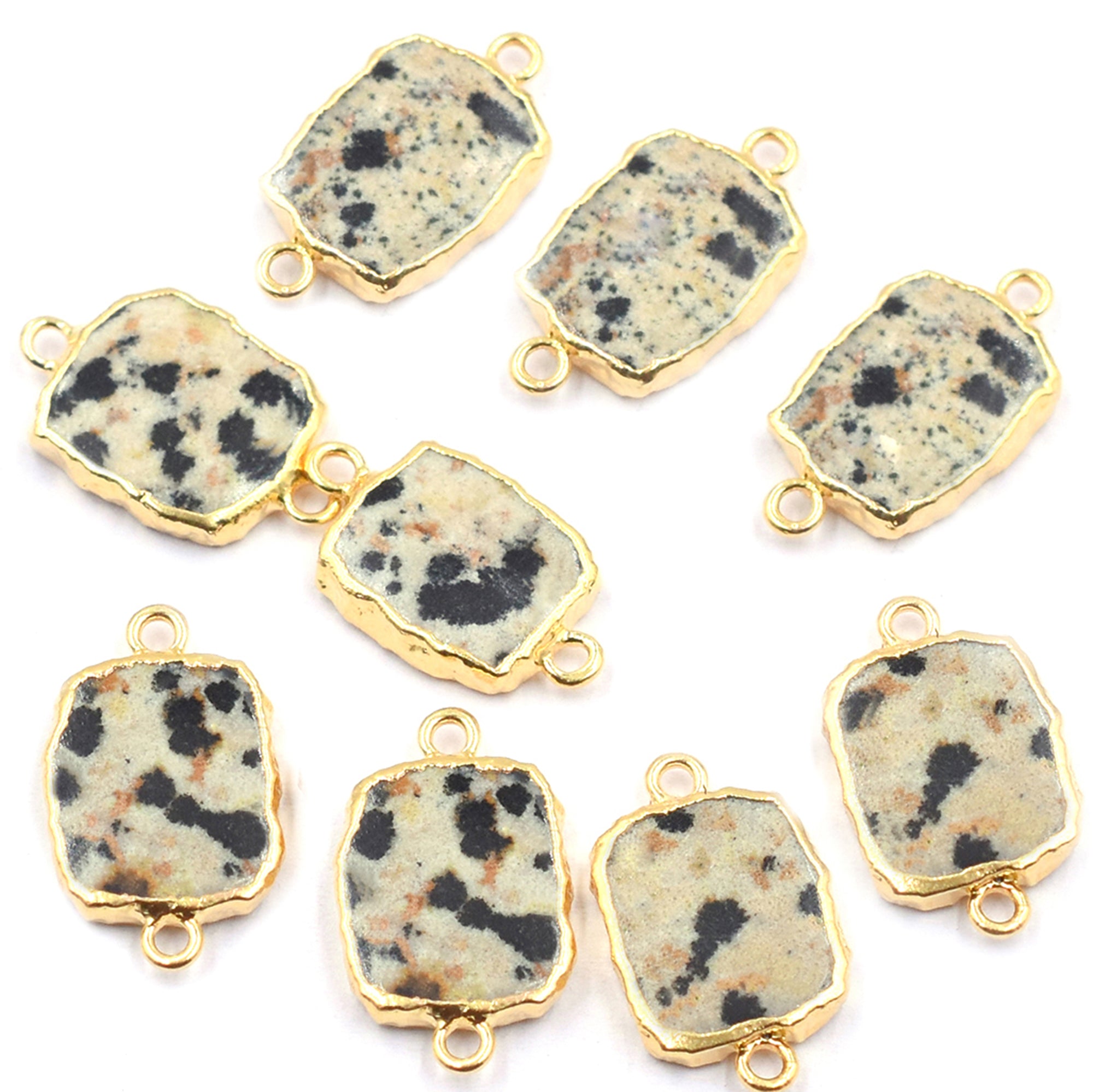 Handmade jewelry rectangle charm