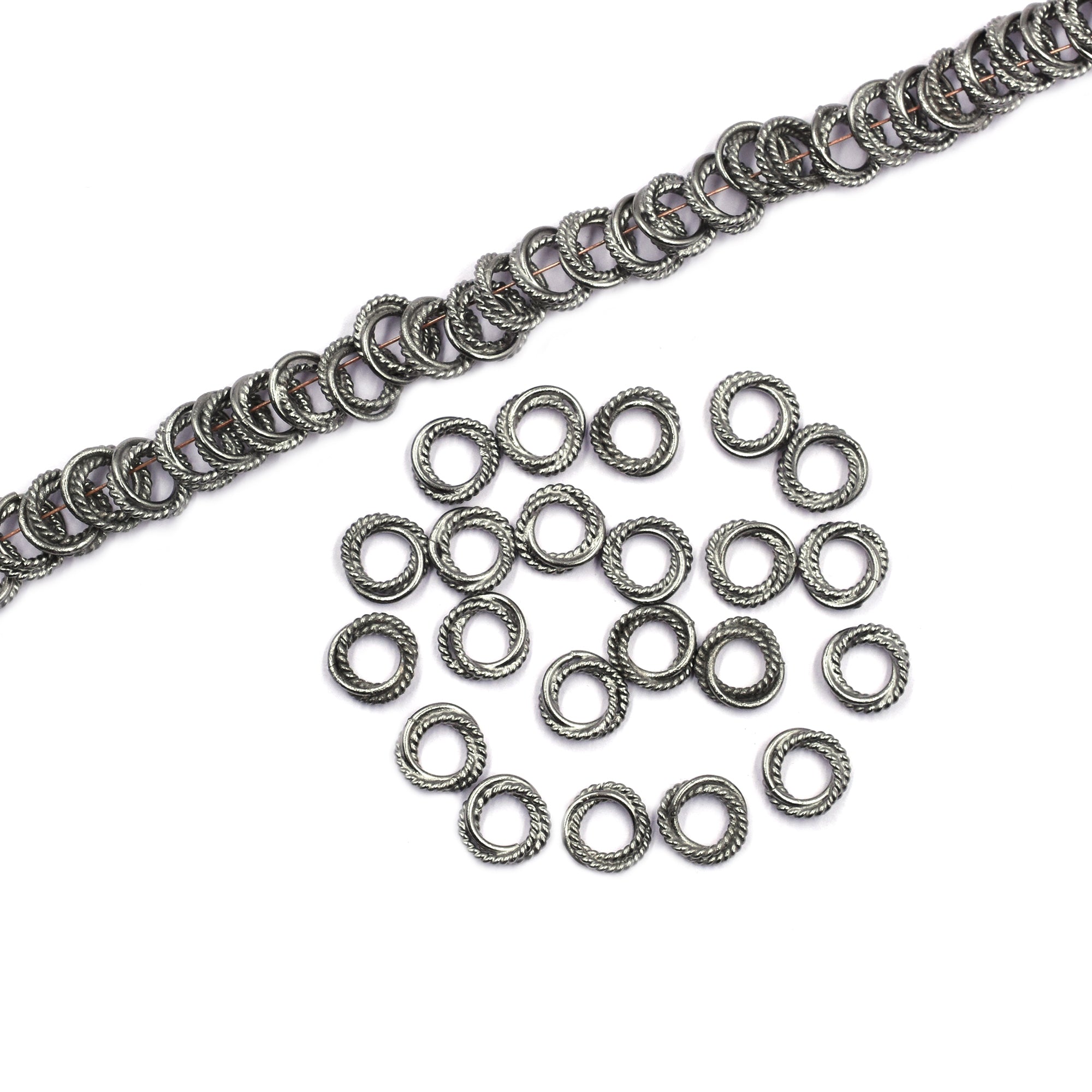 Jewelry making wire jump rings