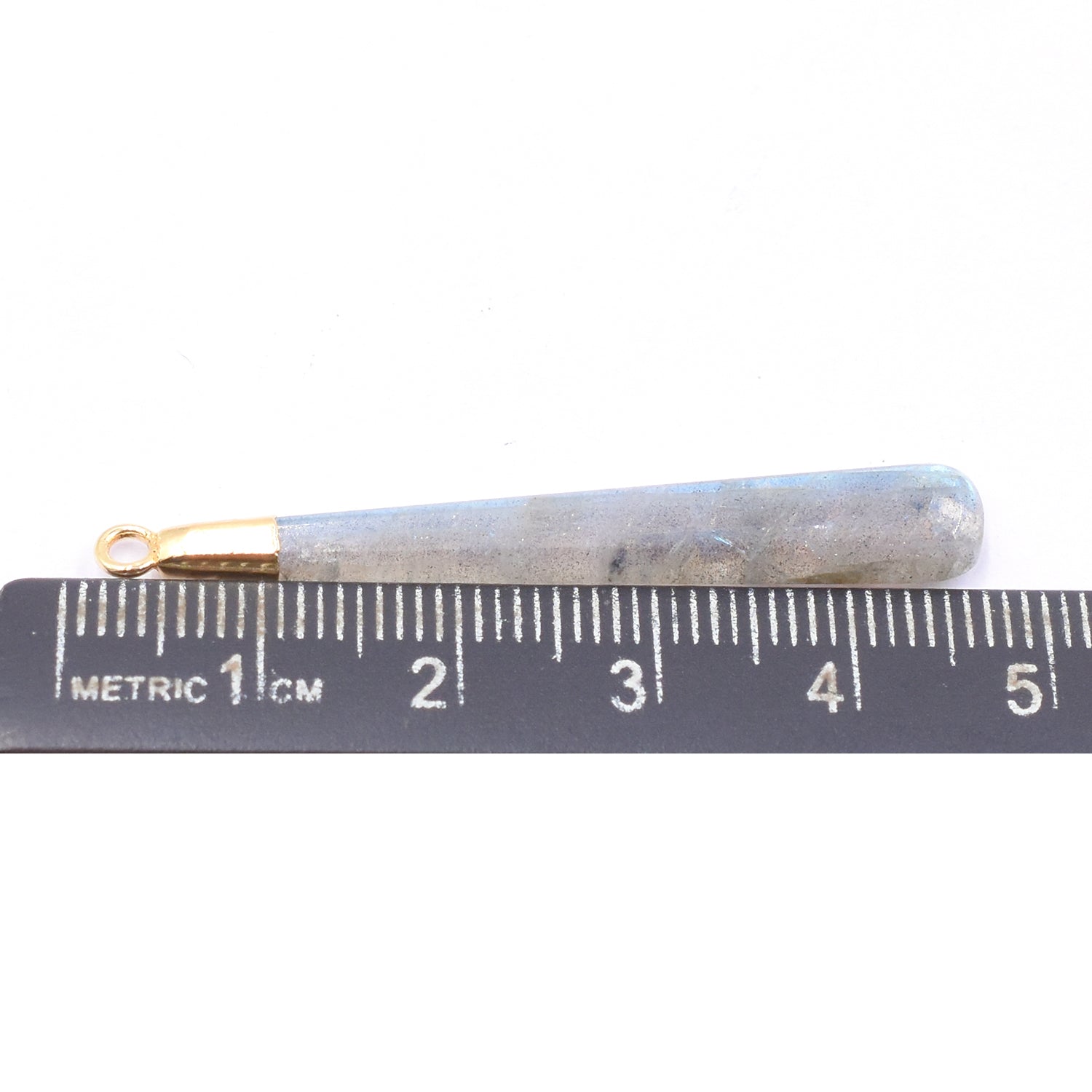 Long Drop Gold Plated Pendant