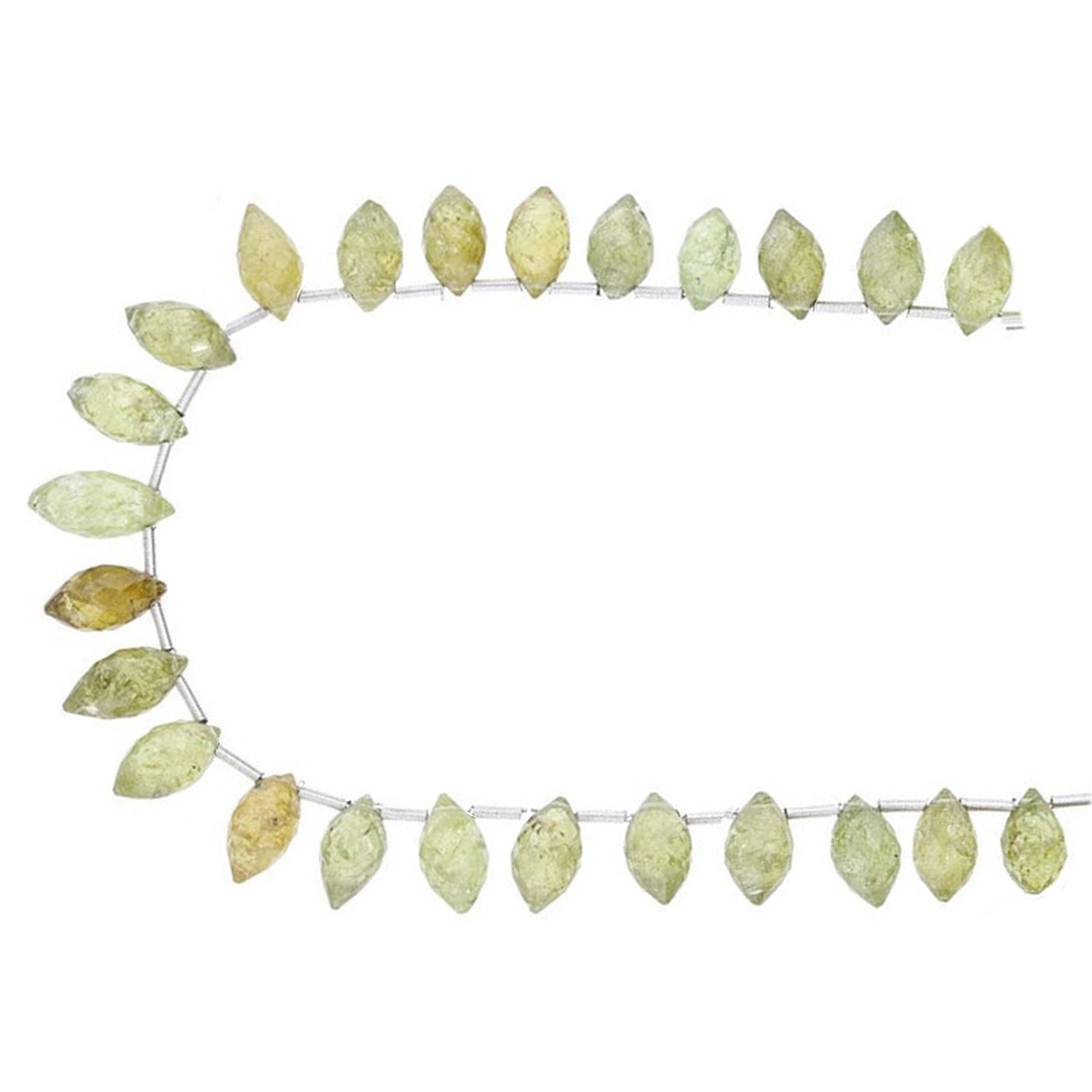 Marquise Shape Garnet Gemstone Beads