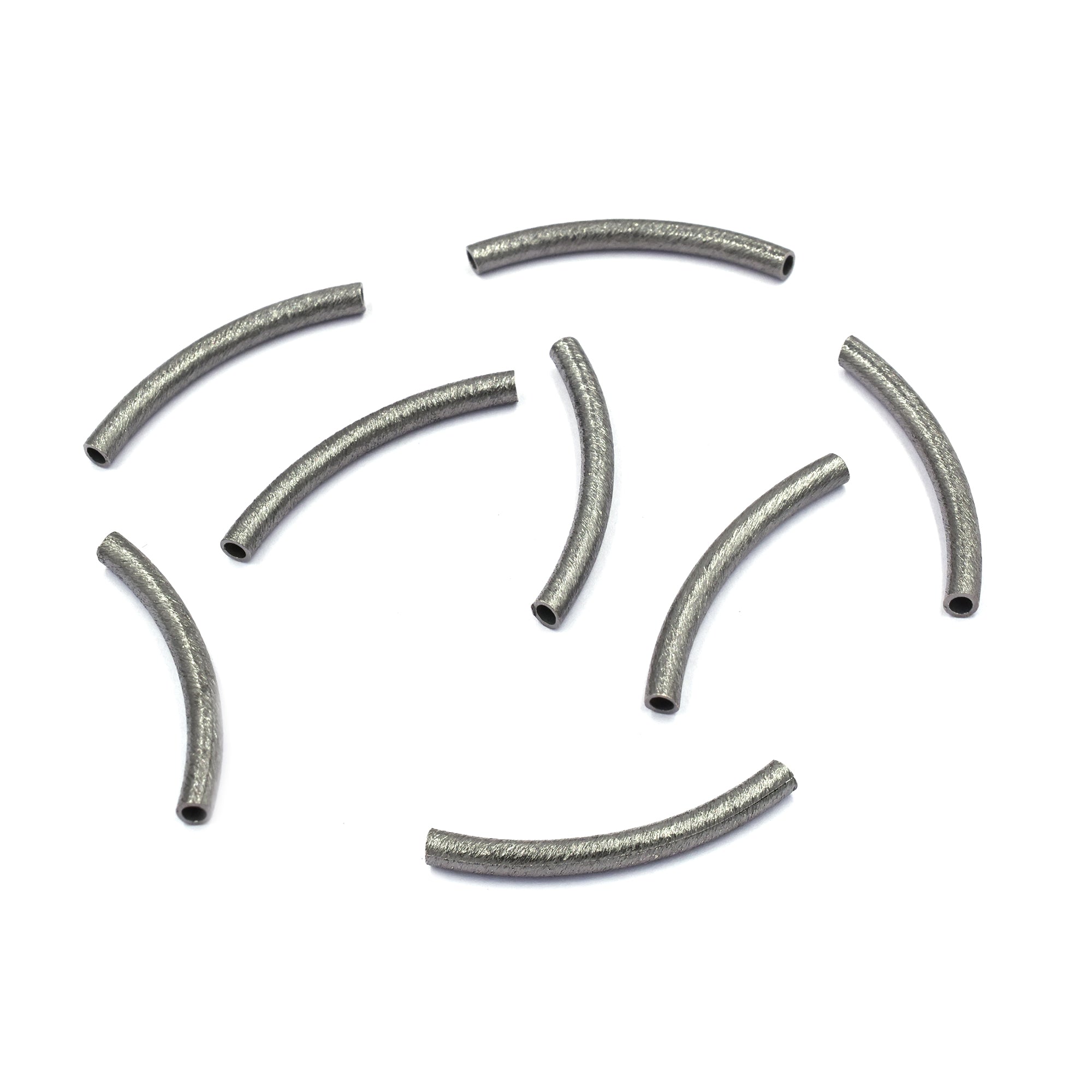 Matte Black Copper Beads for Jewelry