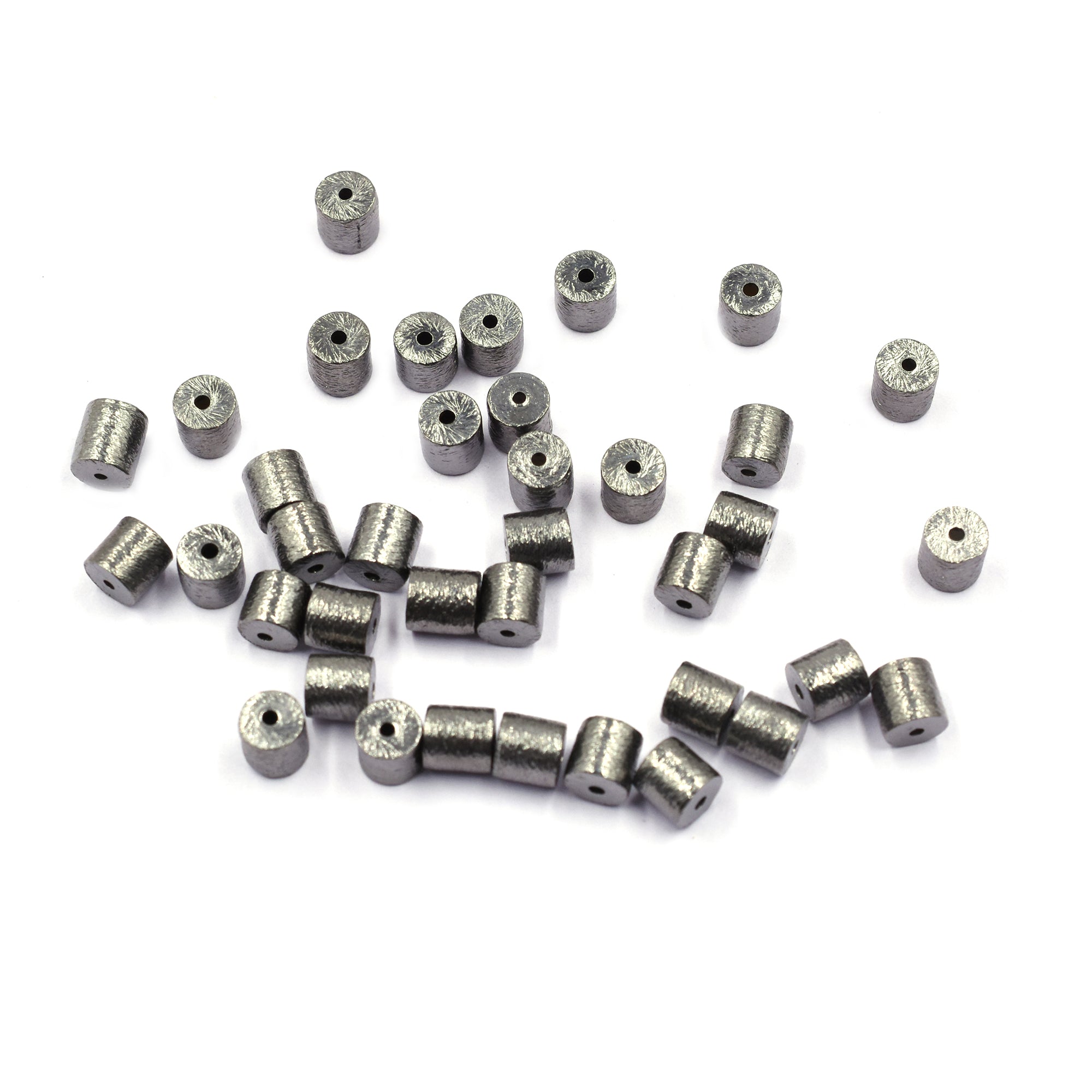 Matte Finish Cylinder Beads