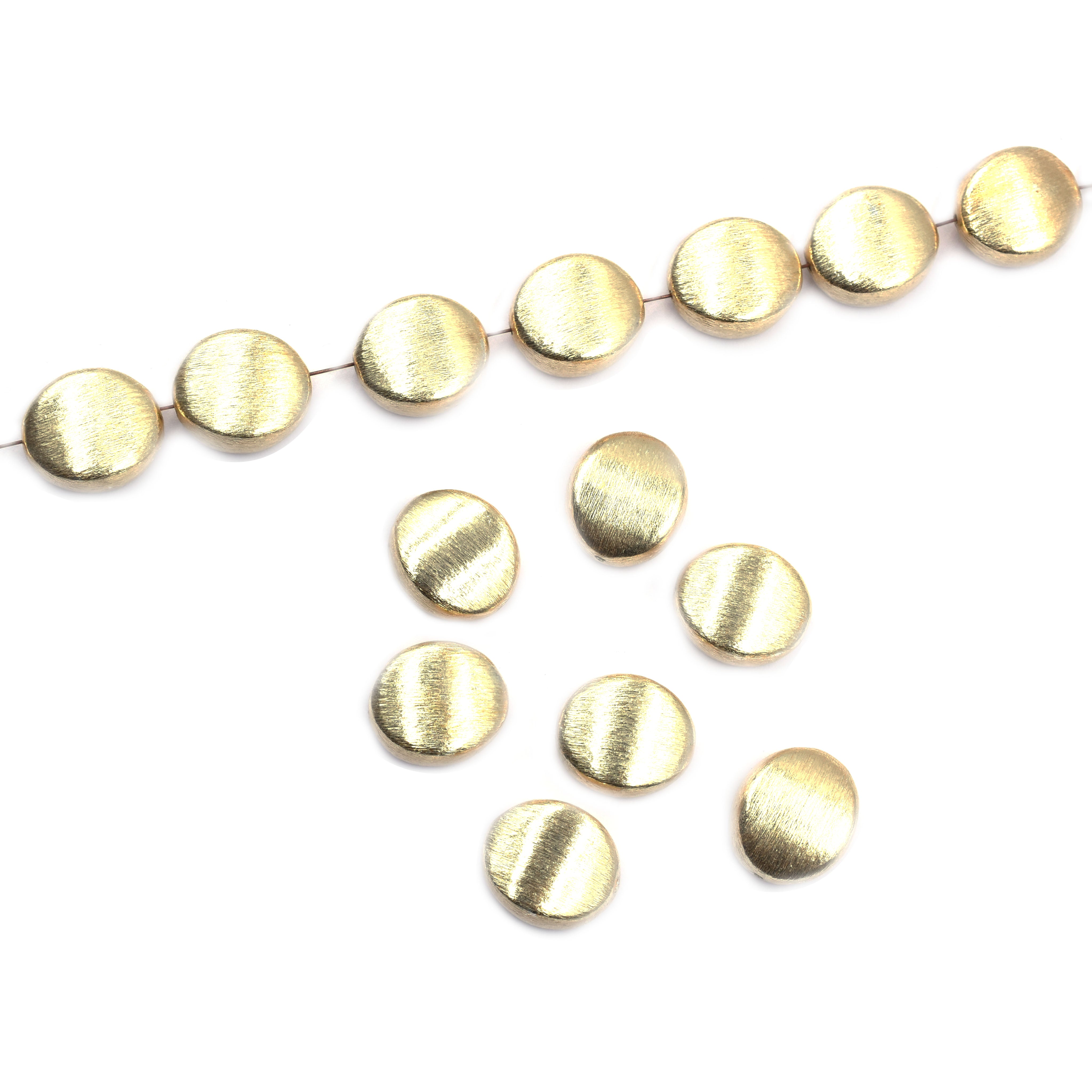 Matte Finish Oval Beads
