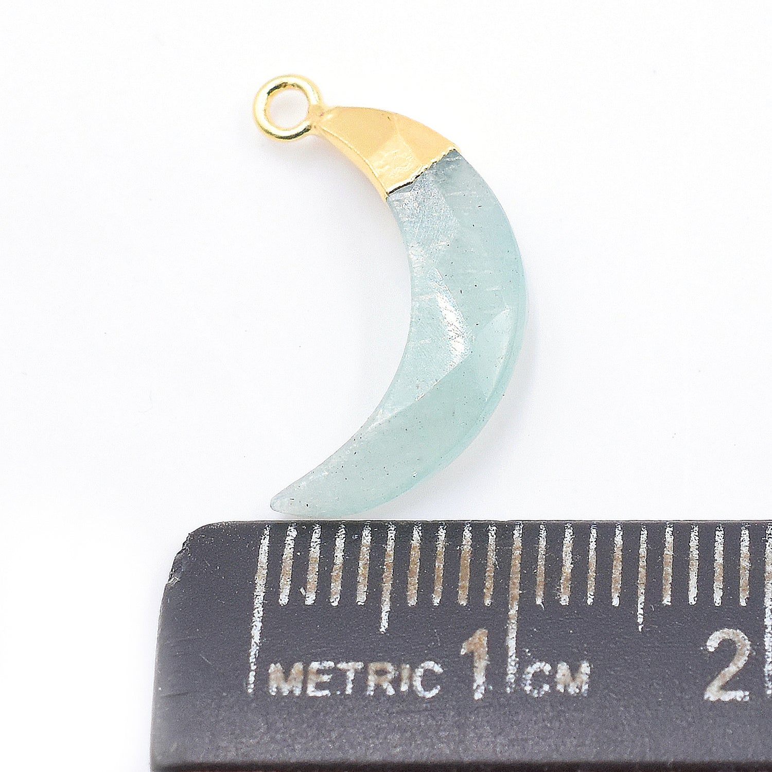 Natural Amazonite Moon Pendant Wholesale