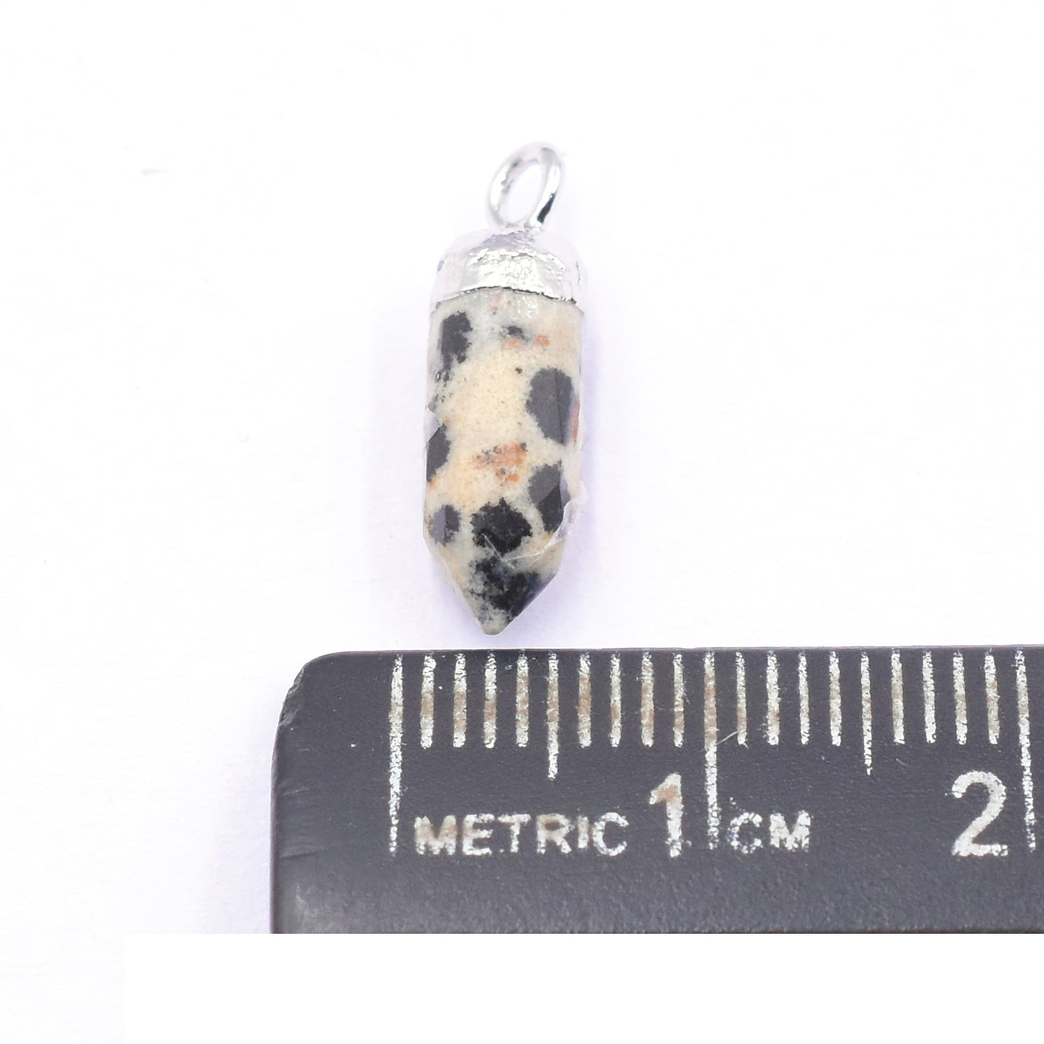 Natural Dalmatian Jasper Pendant for Jewelry Making