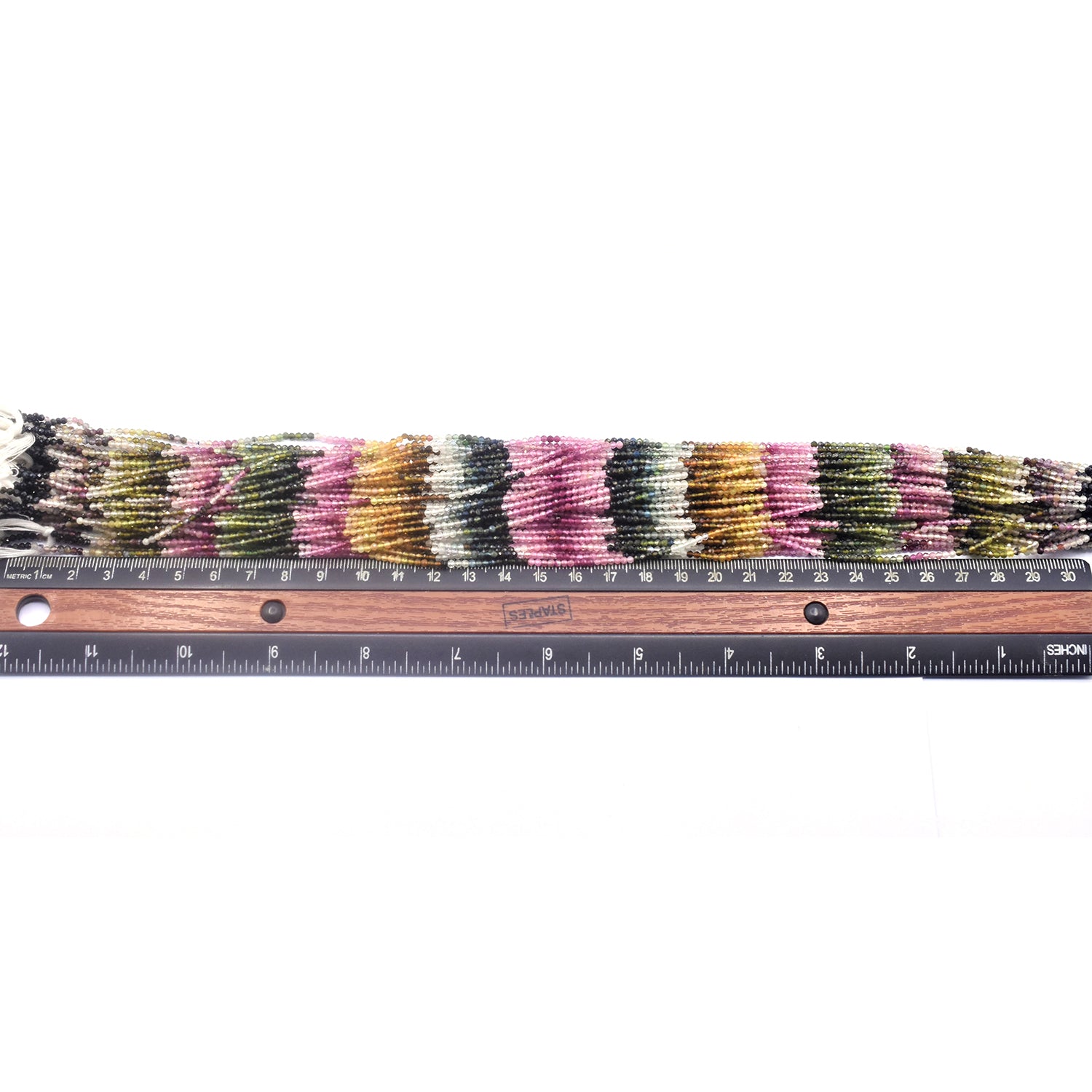 Natural Tourmaline Gemstone Beads Strand