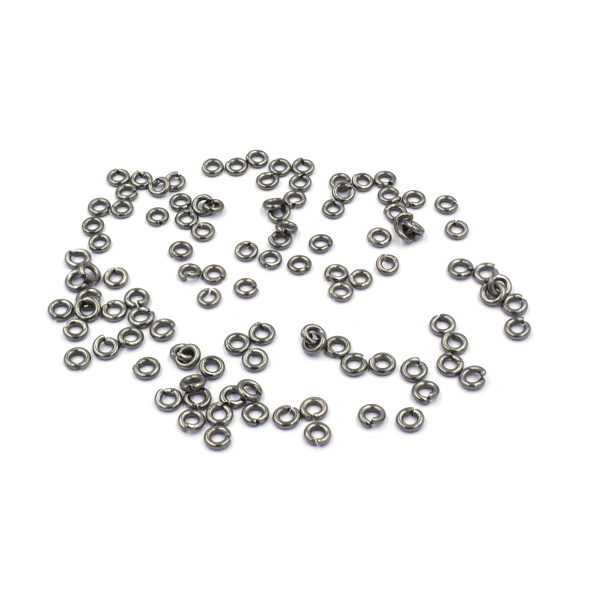 Open jump rings for jewelry making 4mm