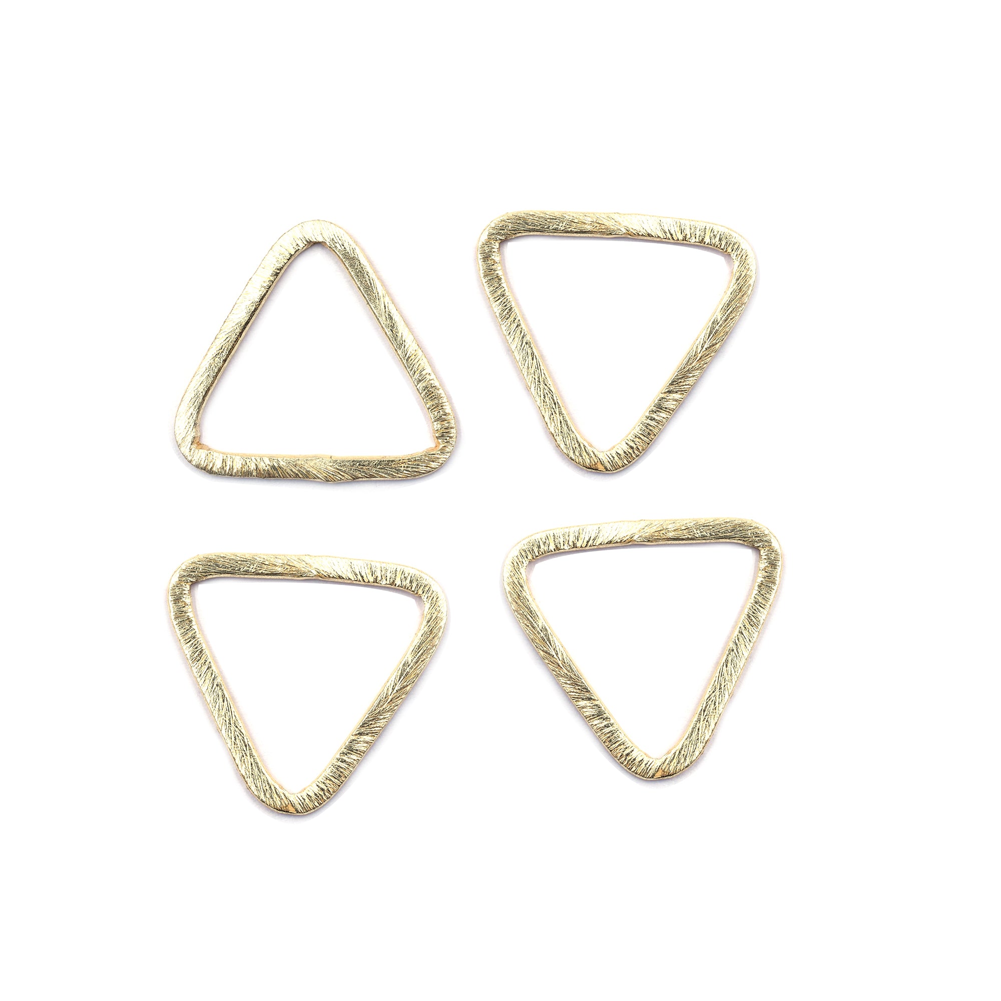 Shop hoops gold triangle