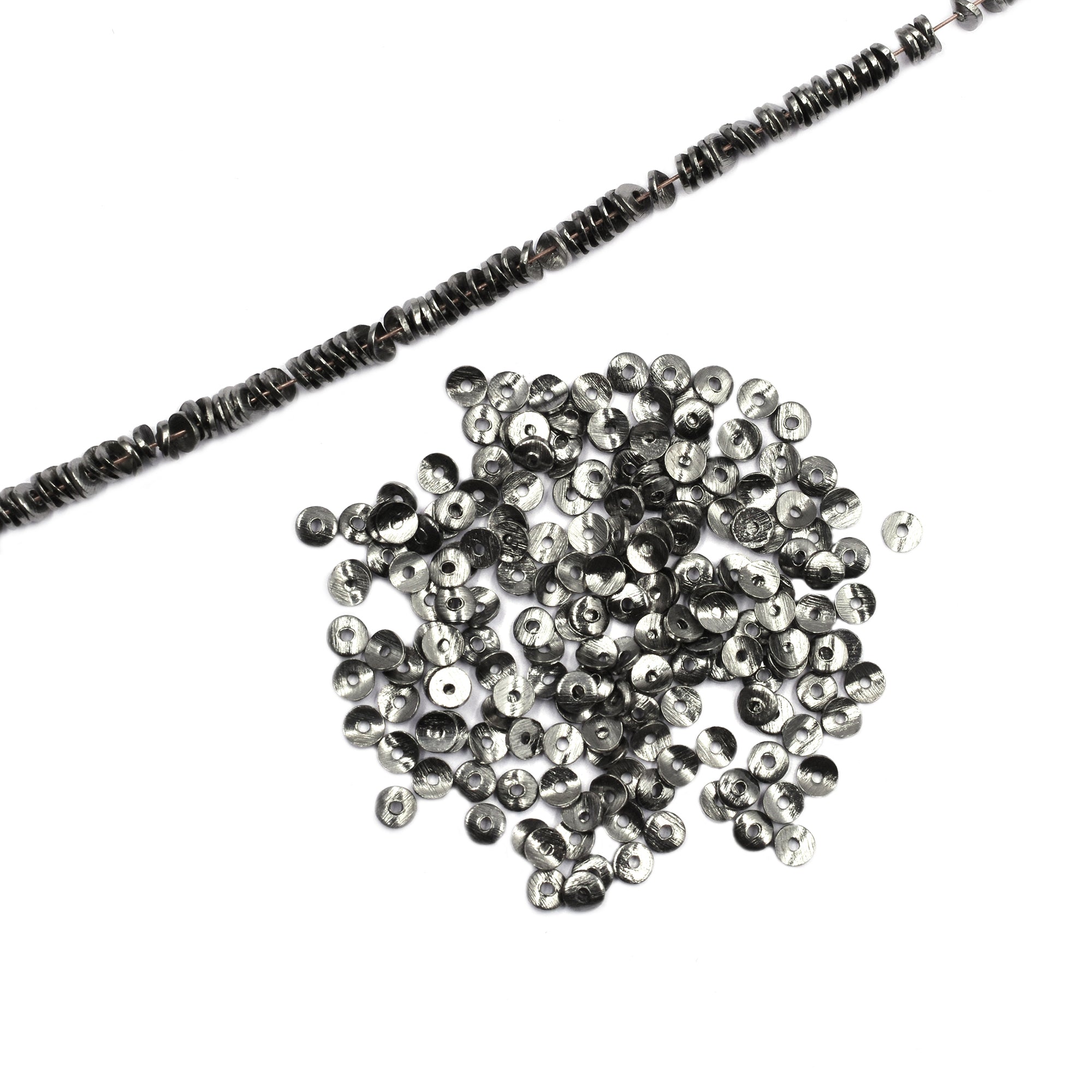 Small Round Disc Beads for Jewelry