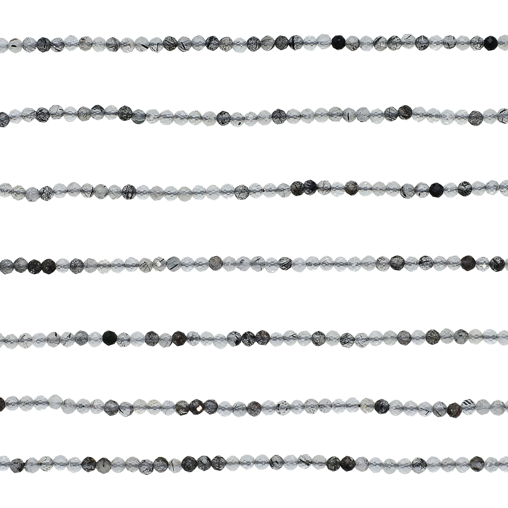 Tourmaline Quartz 2.5 MM Round Beads Wholesale