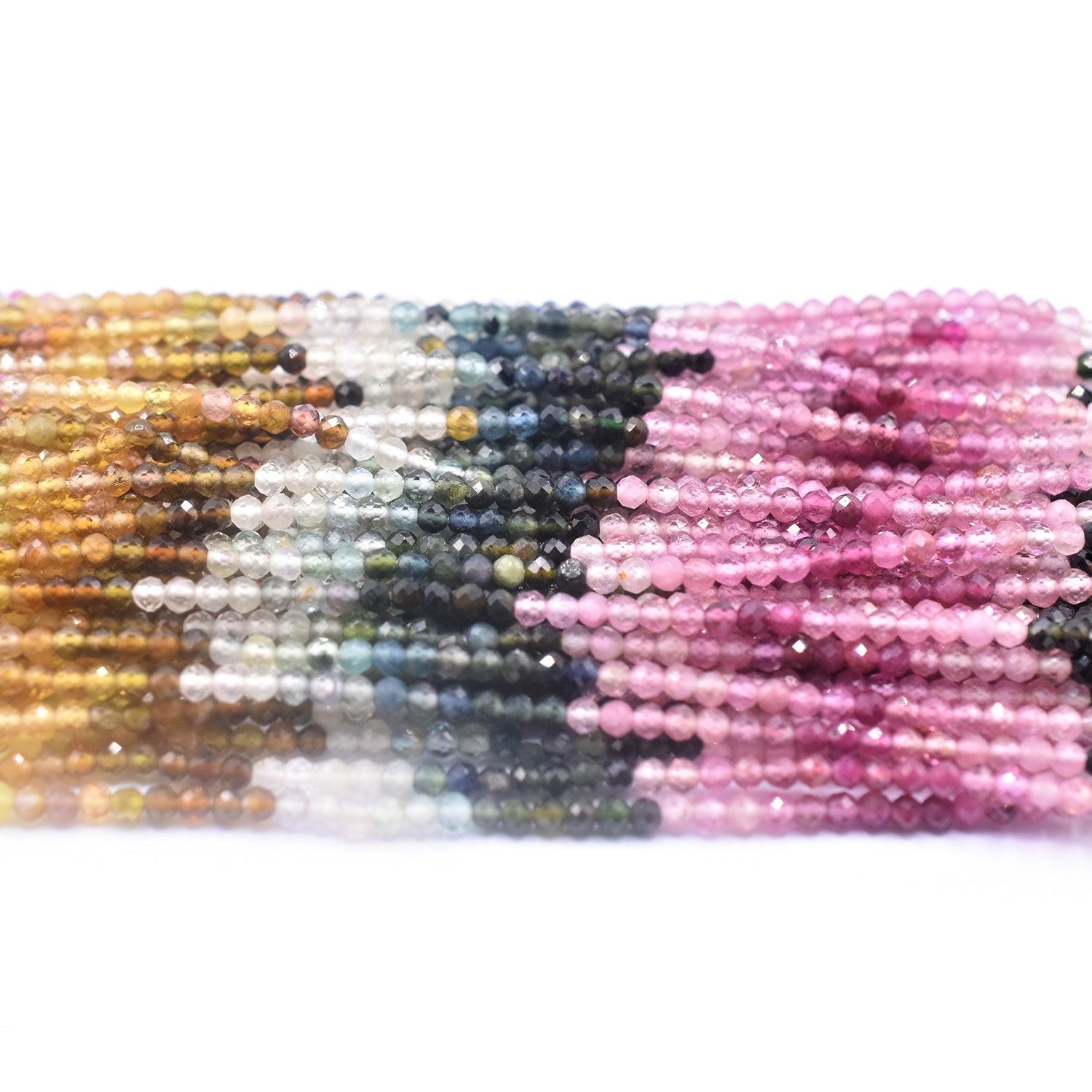 Tourmaline Rondelle Beads for Handmade Jewelry