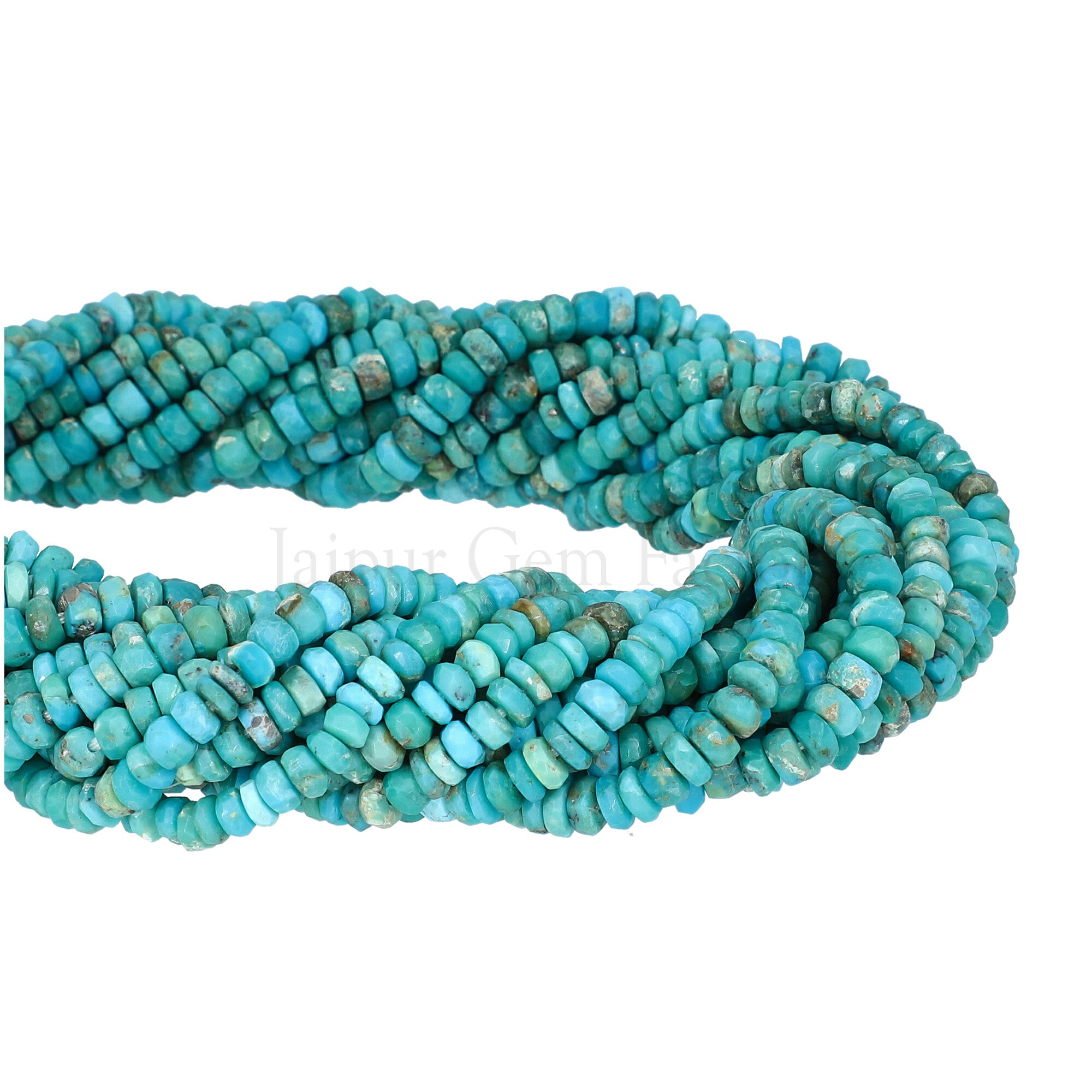 Rondelle Shape Faceted Gemstone Beads Strand 1mm Drill