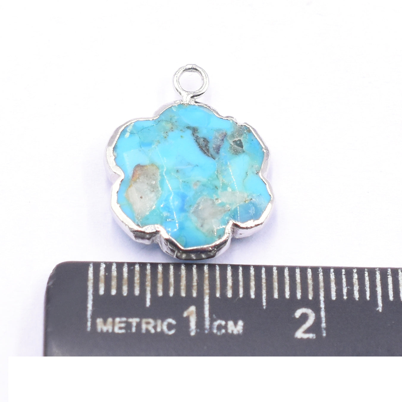 Turquoise clover pendant jewelry for women