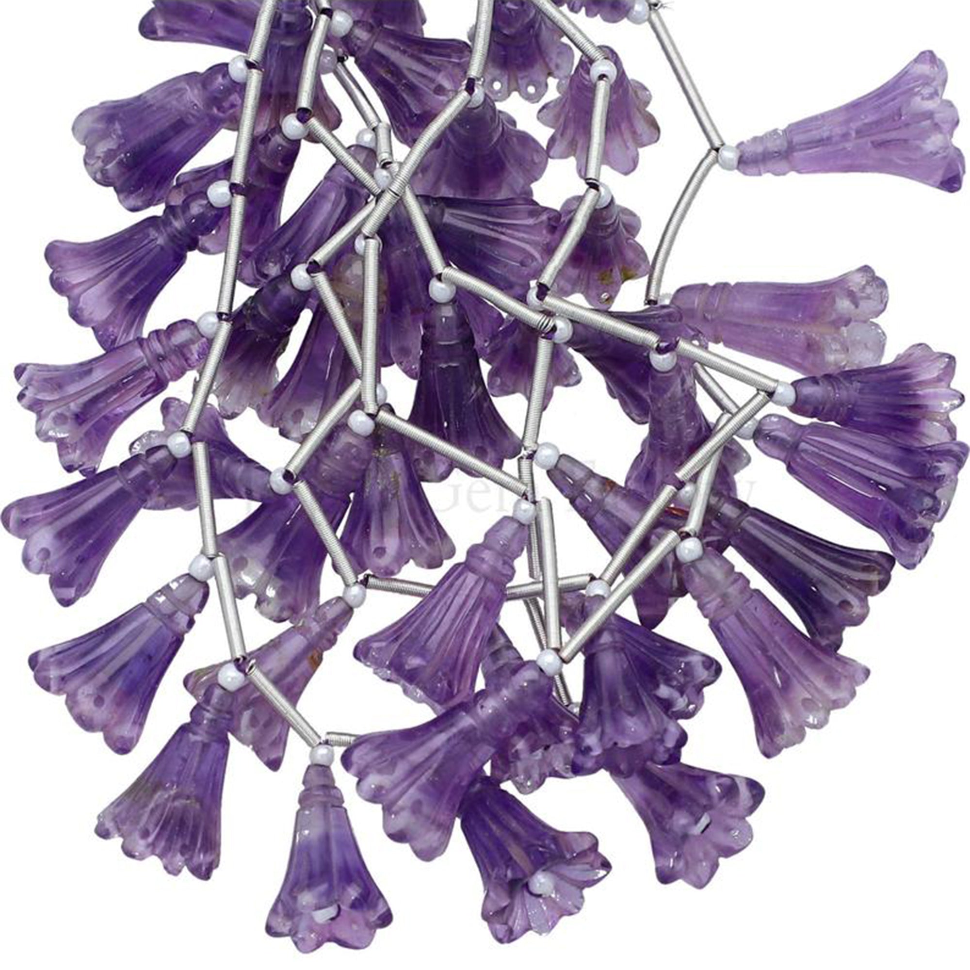 Wholesale Amethyst Flower Beads for Jewelry Making