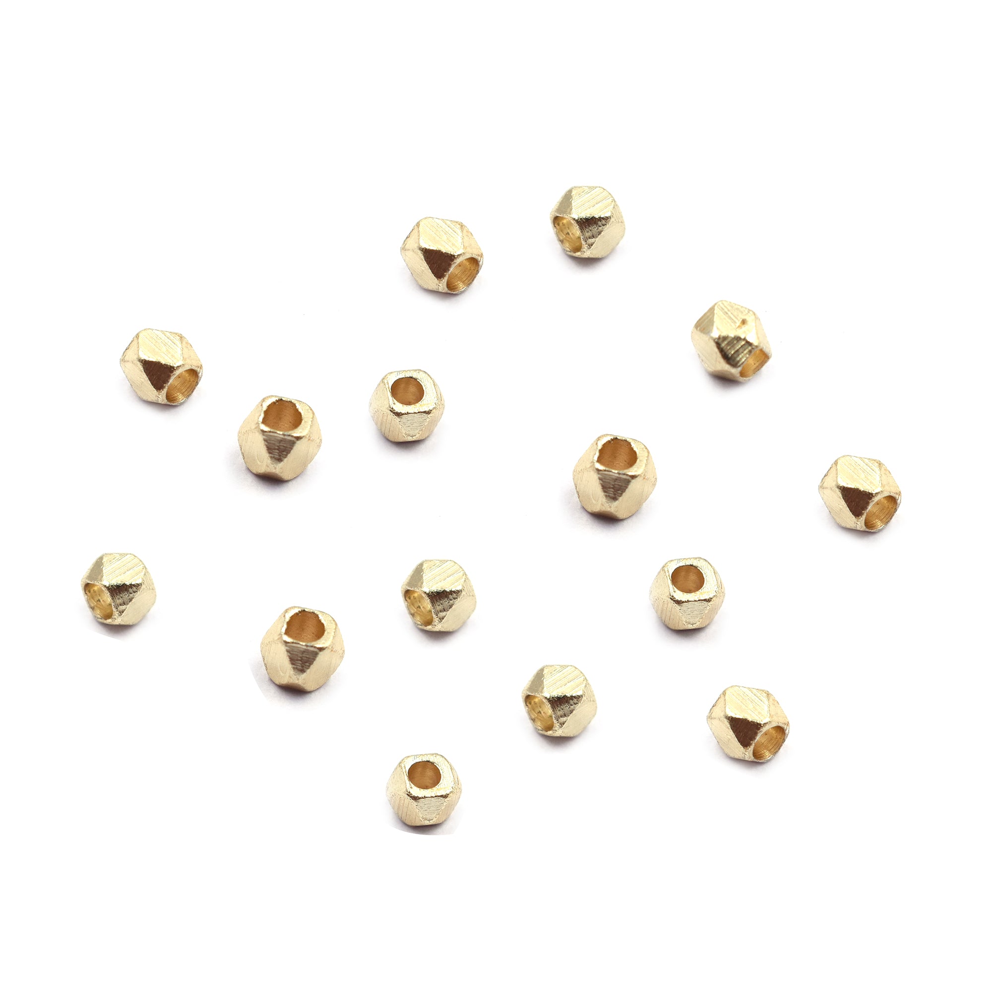 cube beads for jewelry making 3mm