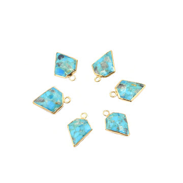 kingman turquoise gemstone pendant
