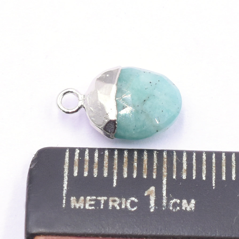 wholesale amazonite oval pendant set in bulk