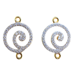 Fancy Shape Gemstone Connector