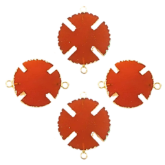 Viking Cross Gemstone Connectors