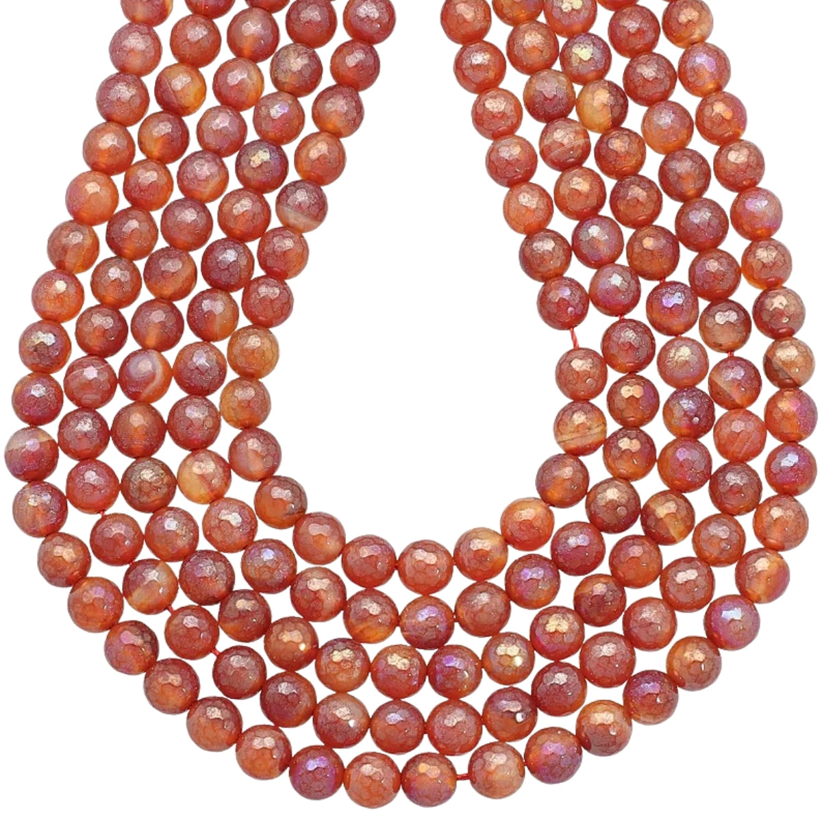 Red gemstone Beads