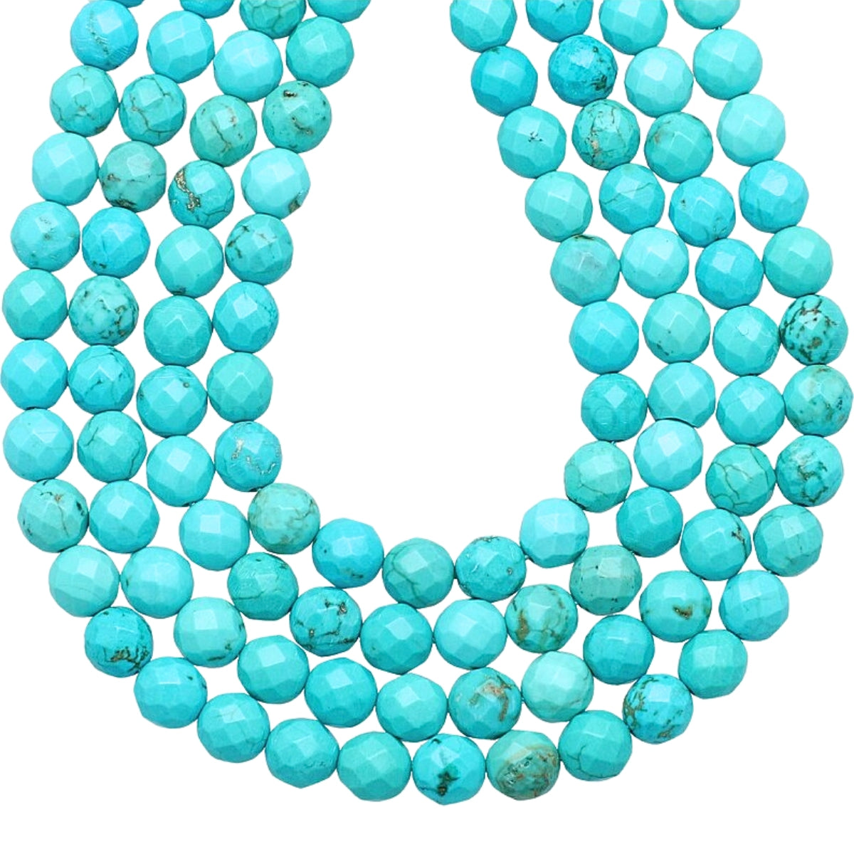 Kingman Block Turquoise Beads