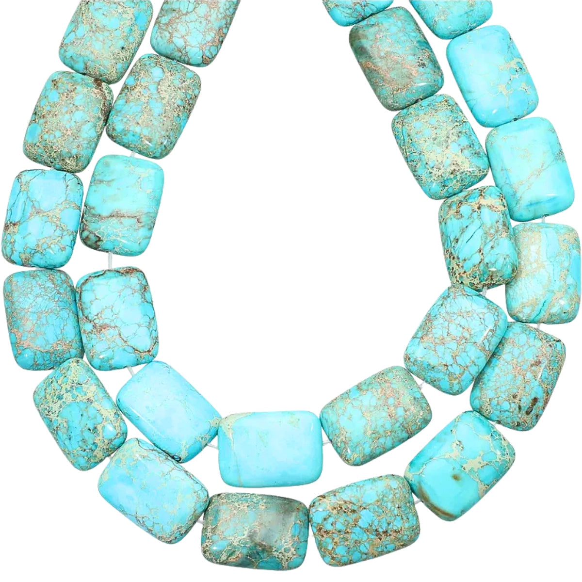 Rectangle Shape Gemstone Beads