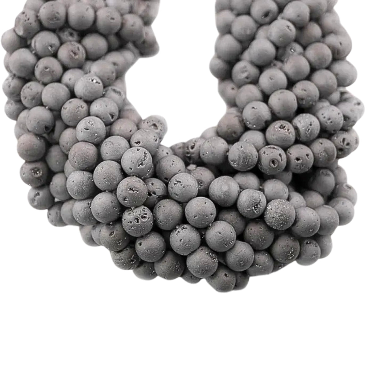 Gray Gemstone Beads