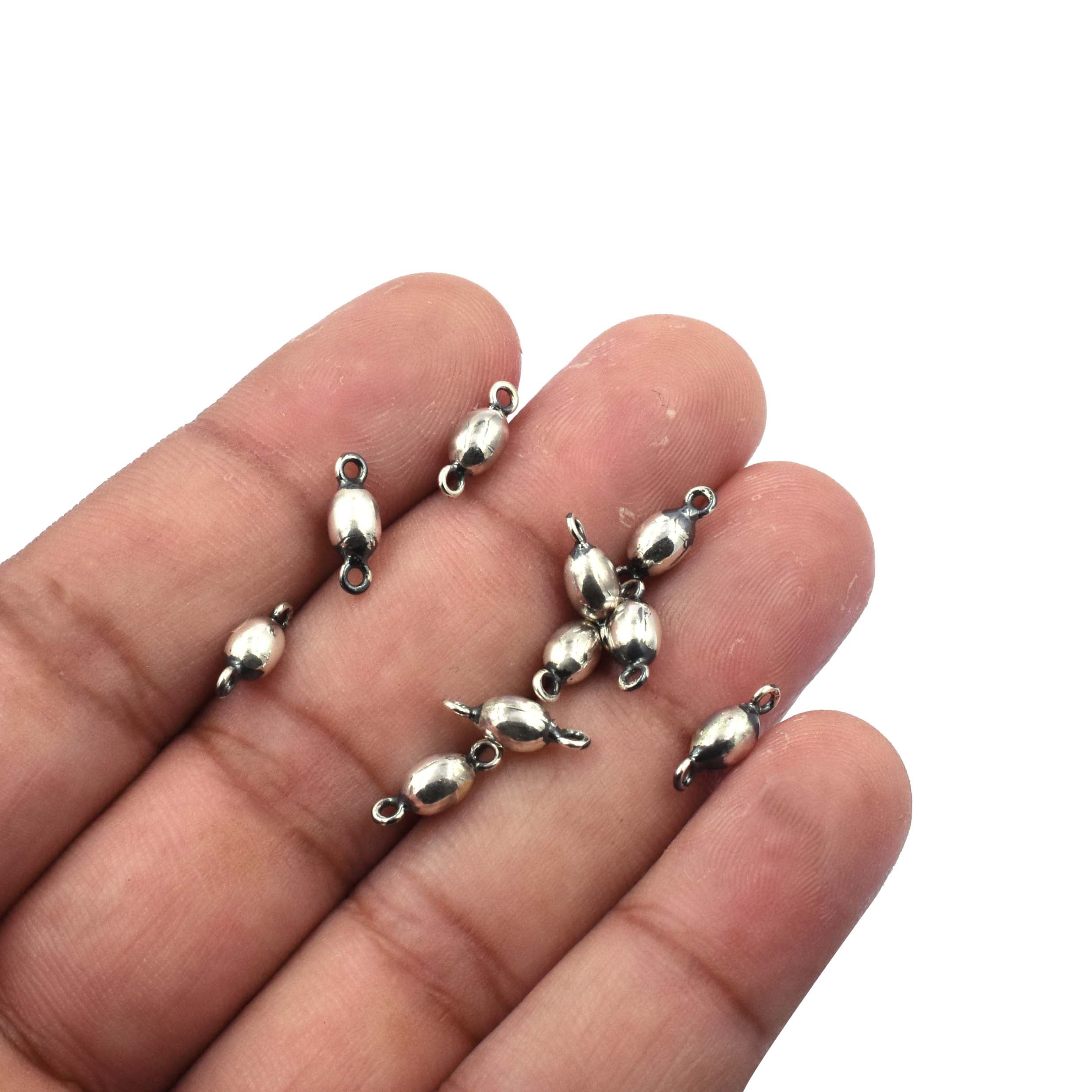 11x4 mm sterling silver jewelry connectors

