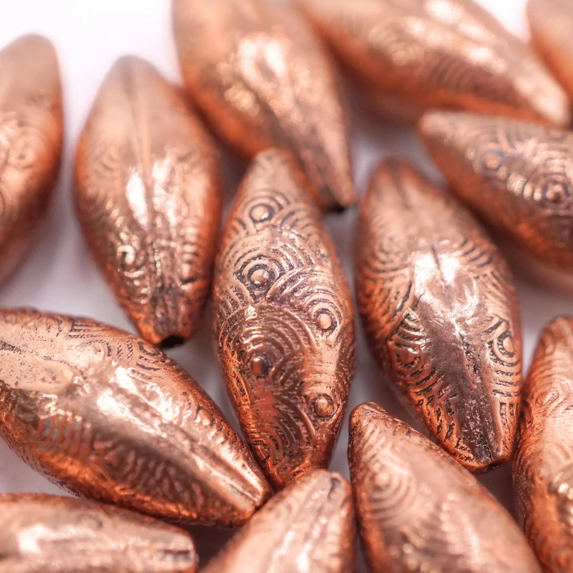 12 piece rice barrel beads set

