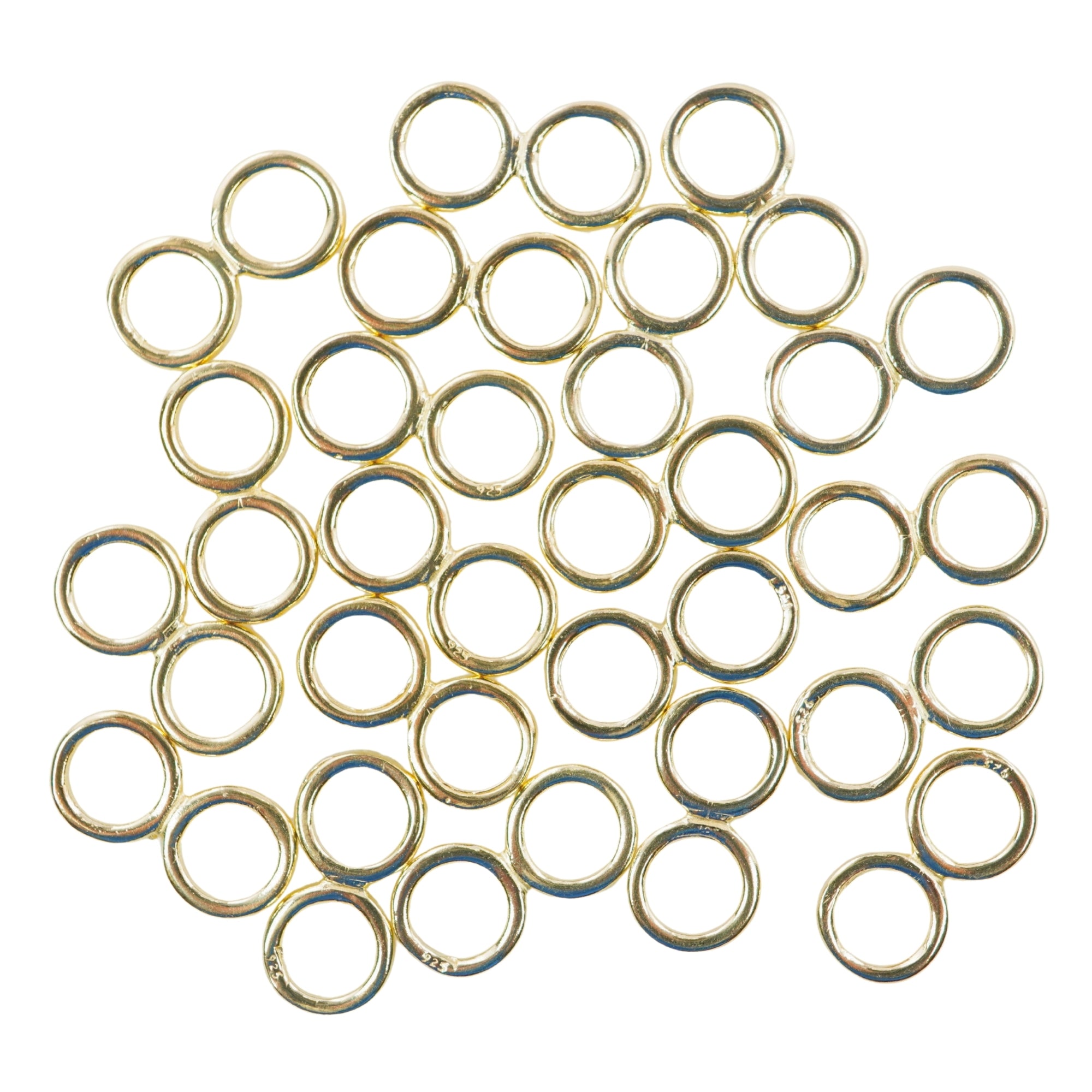 Double Ring Sterling Silver Spacer