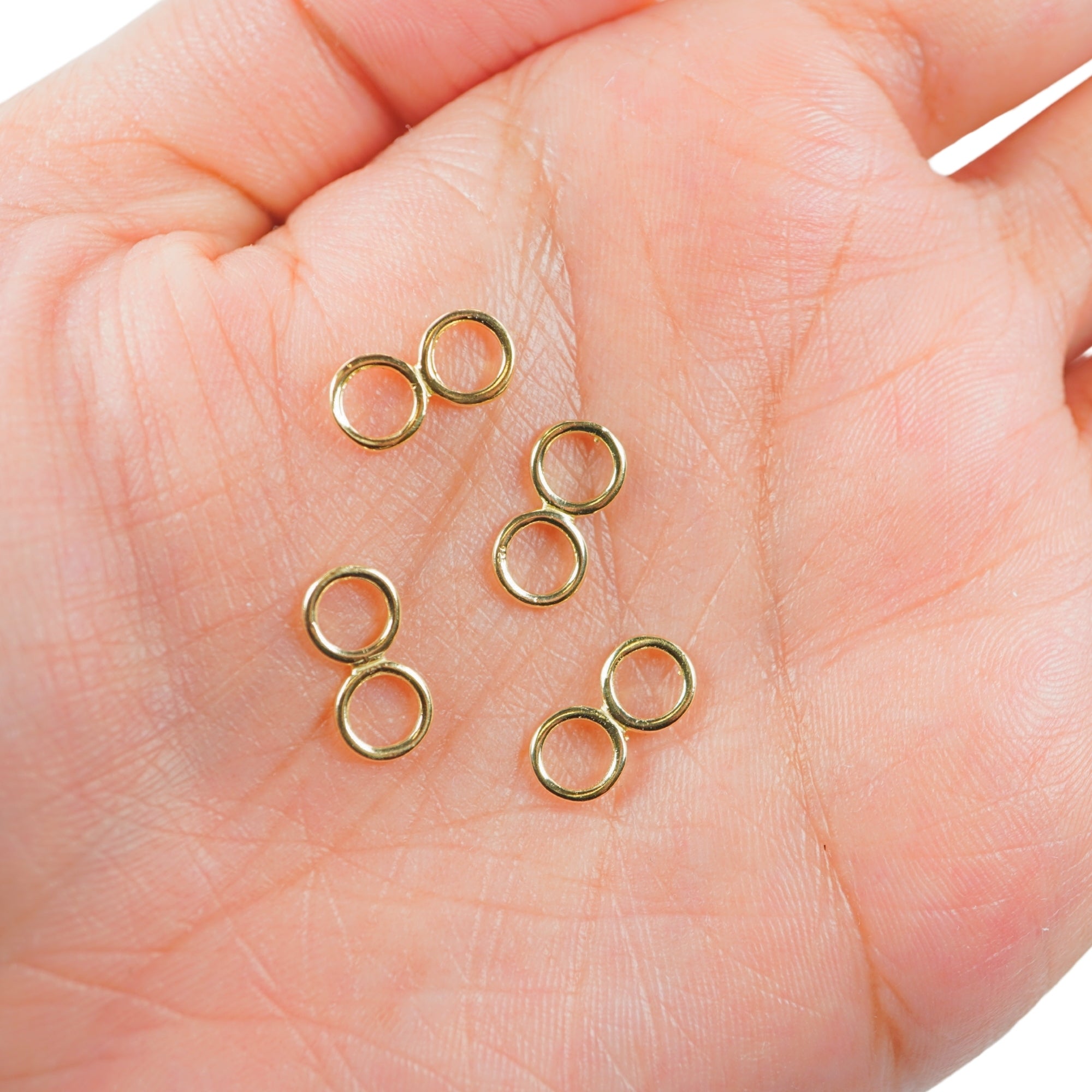 Double Ring Sterling Silver Spacer