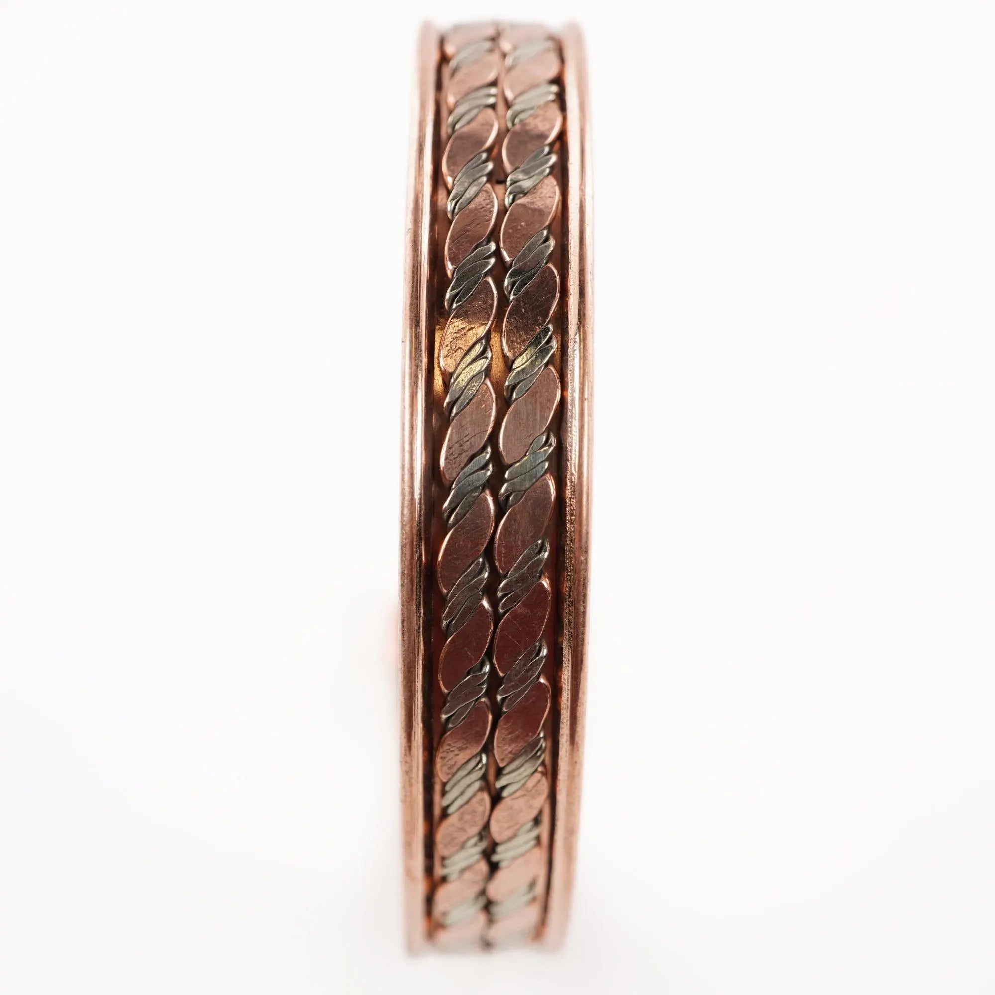 Antique Copper Bracelet Adjustable Cuff Bangle 