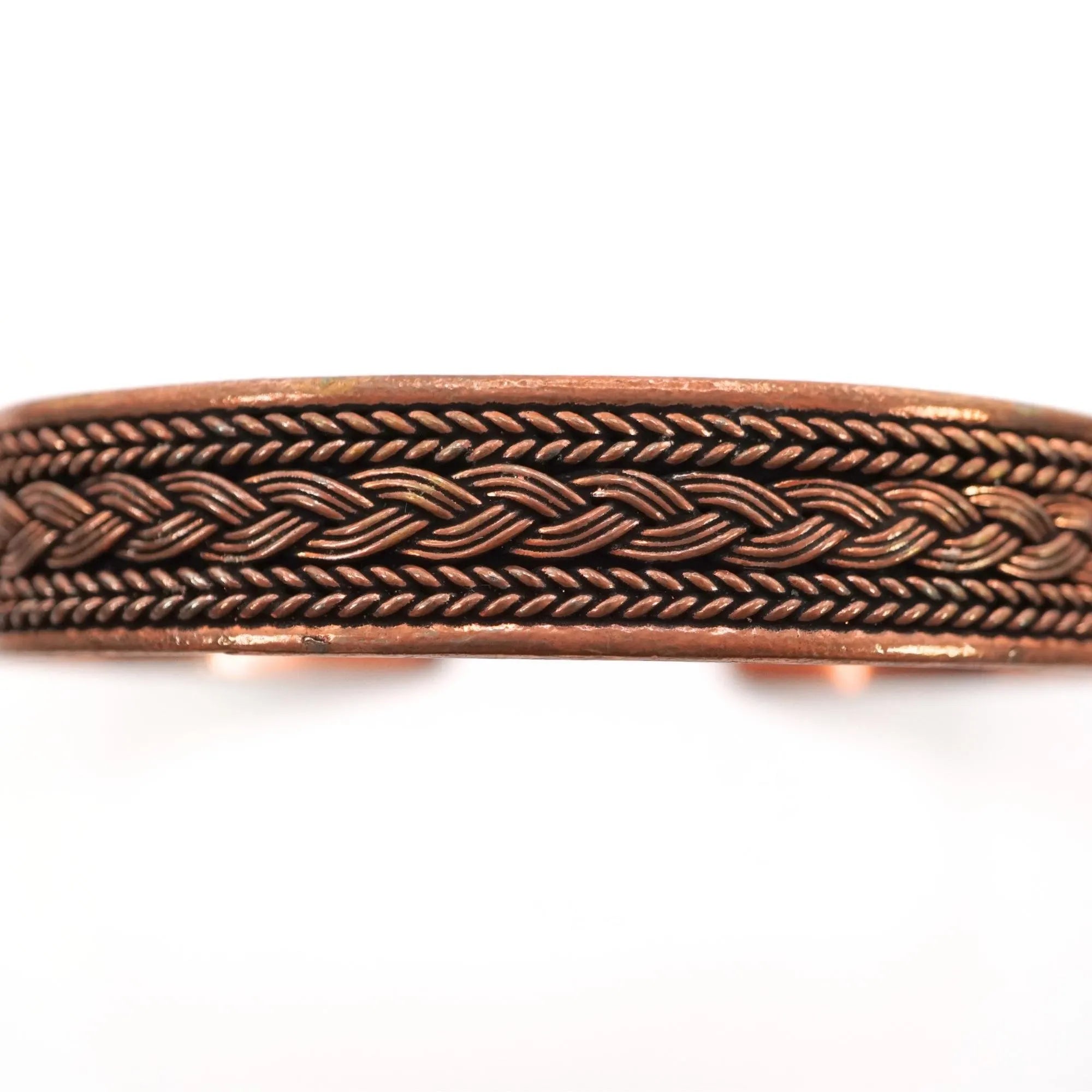 Antique Copper Bracelet Adjustable Cuff Bangle