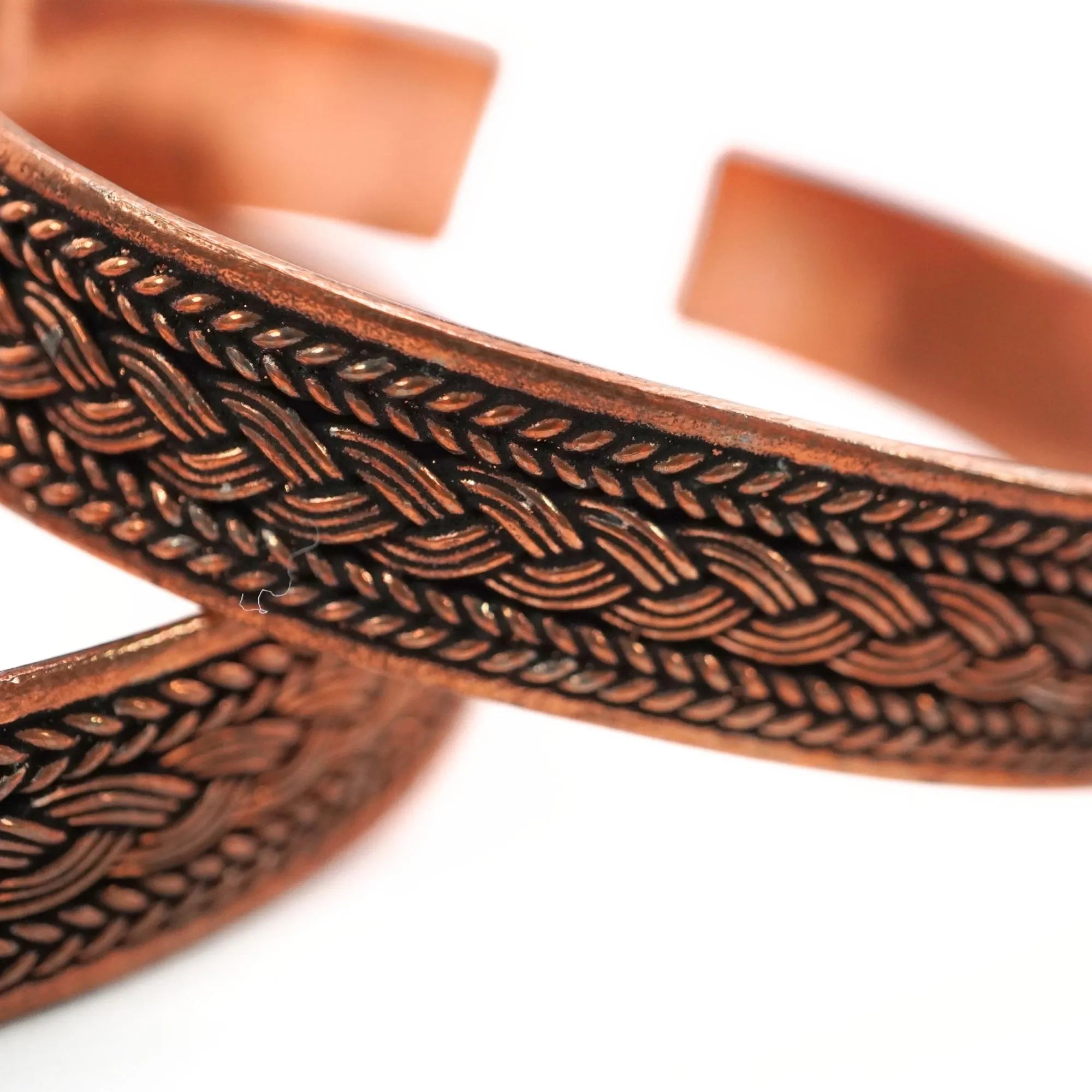 Antique Copper Bracelet Adjustable Cuff Bangle