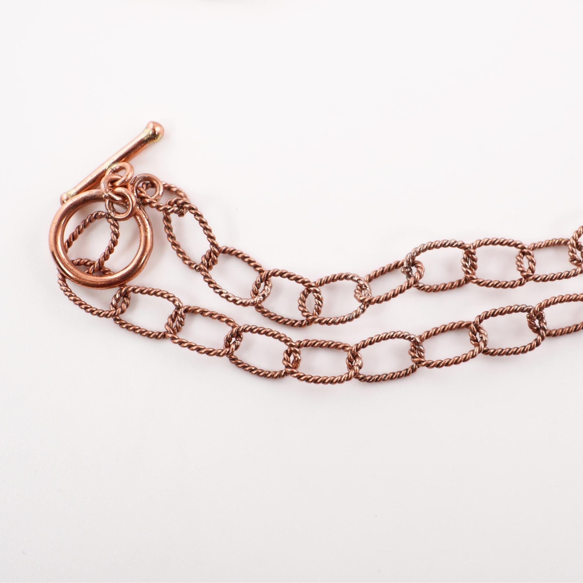 Antique Copper Oval Link Chain 