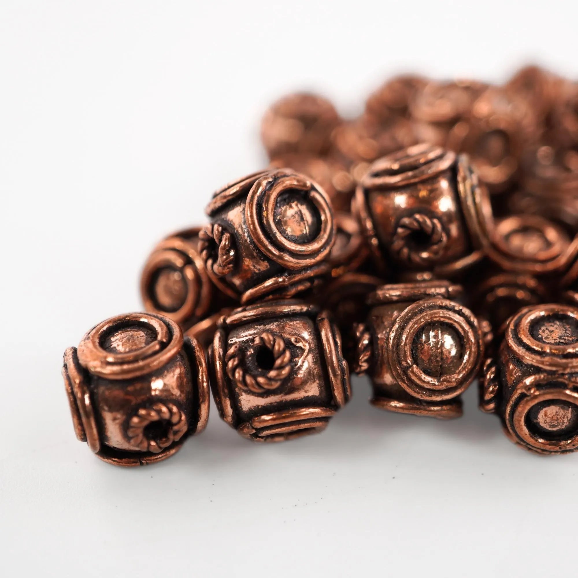 Antique Copper TierraCast Style Beads


