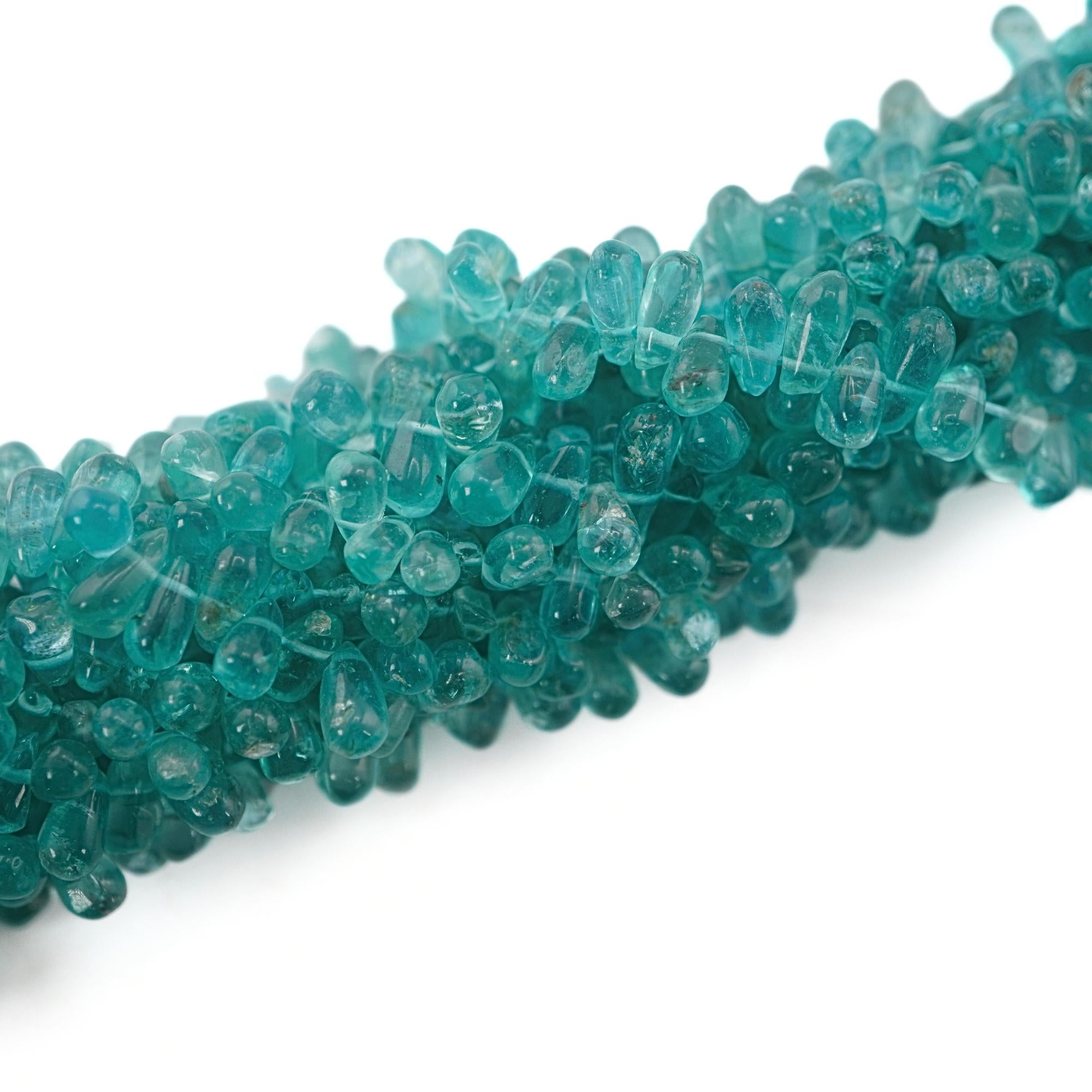 Aqua Apatite Smooth Teardrop