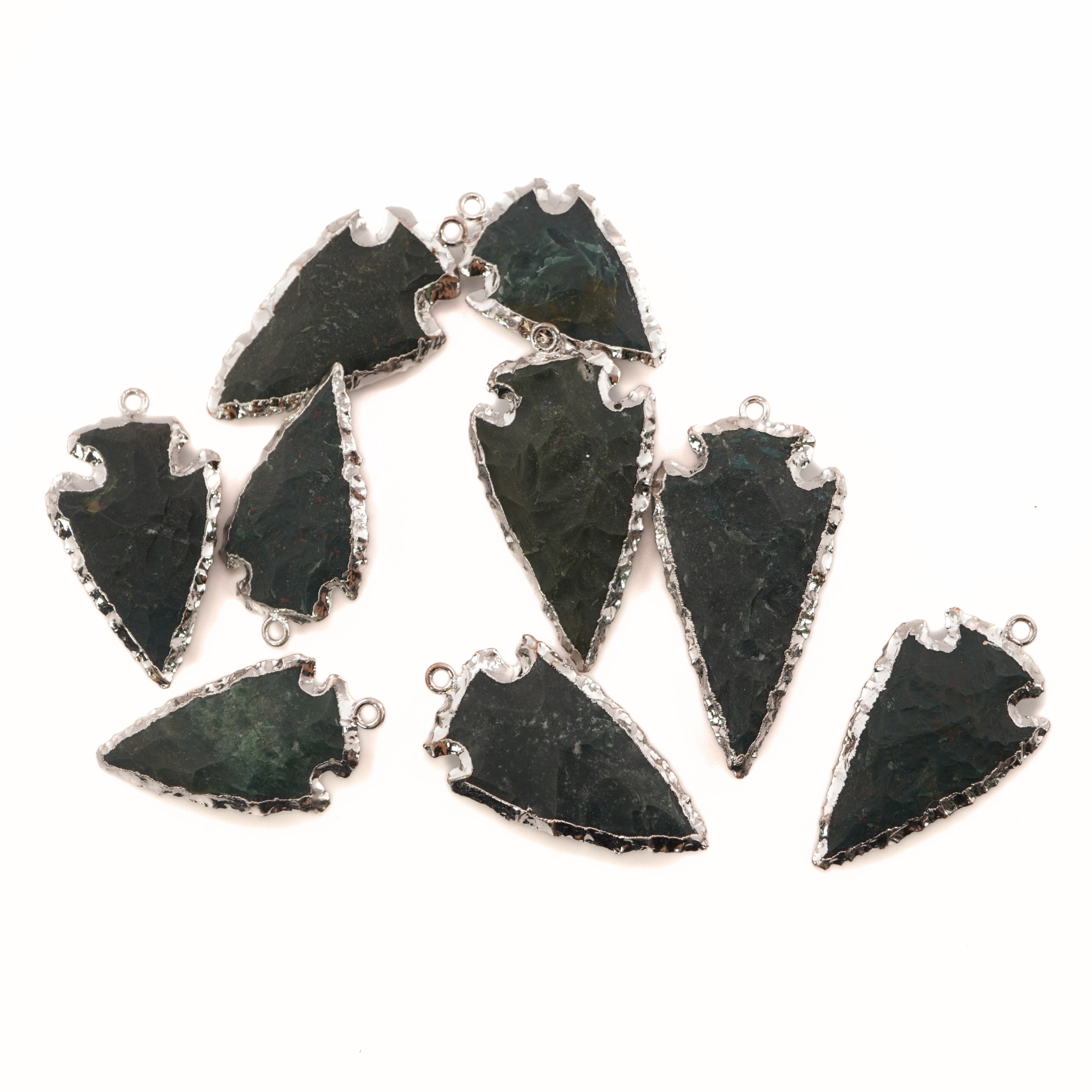 Arrowhead Shape Gemstone Charm

