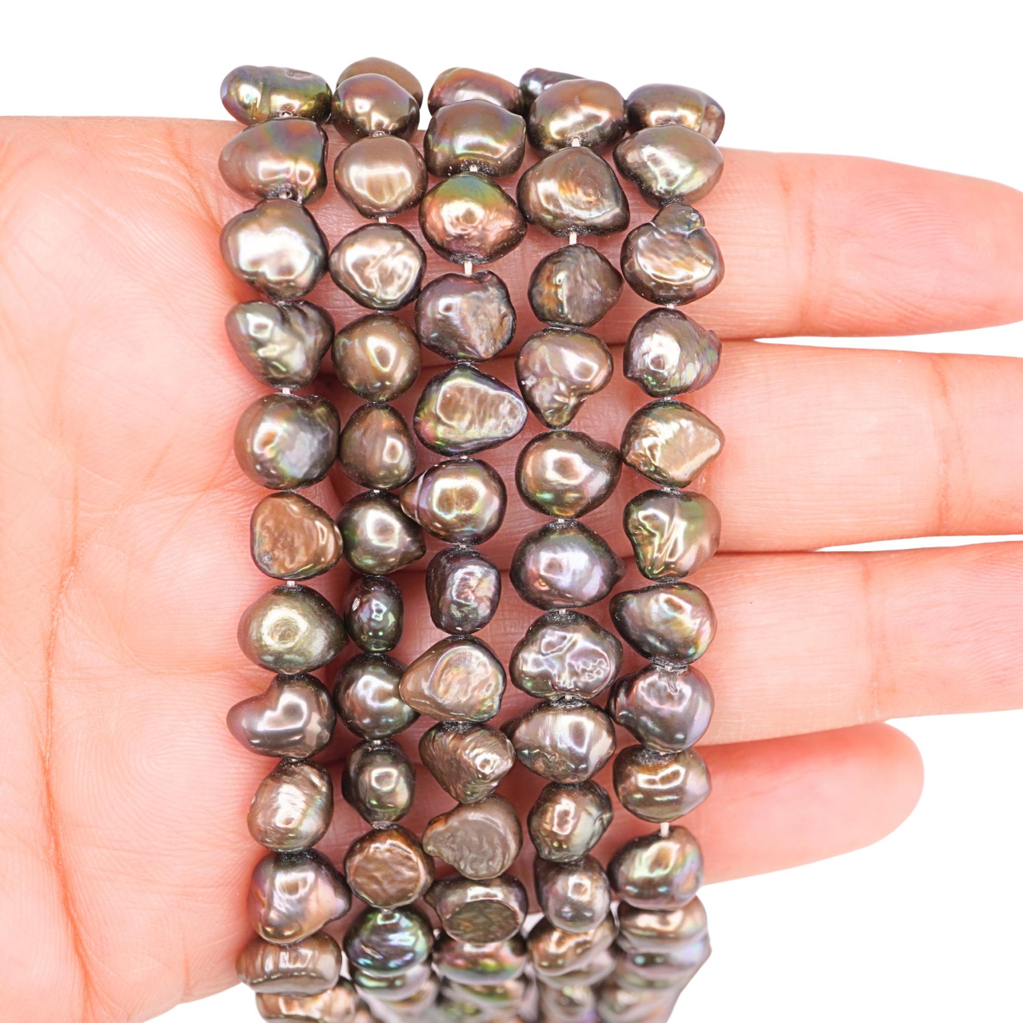 Baroque Peacock Freshwater Pearls Beads