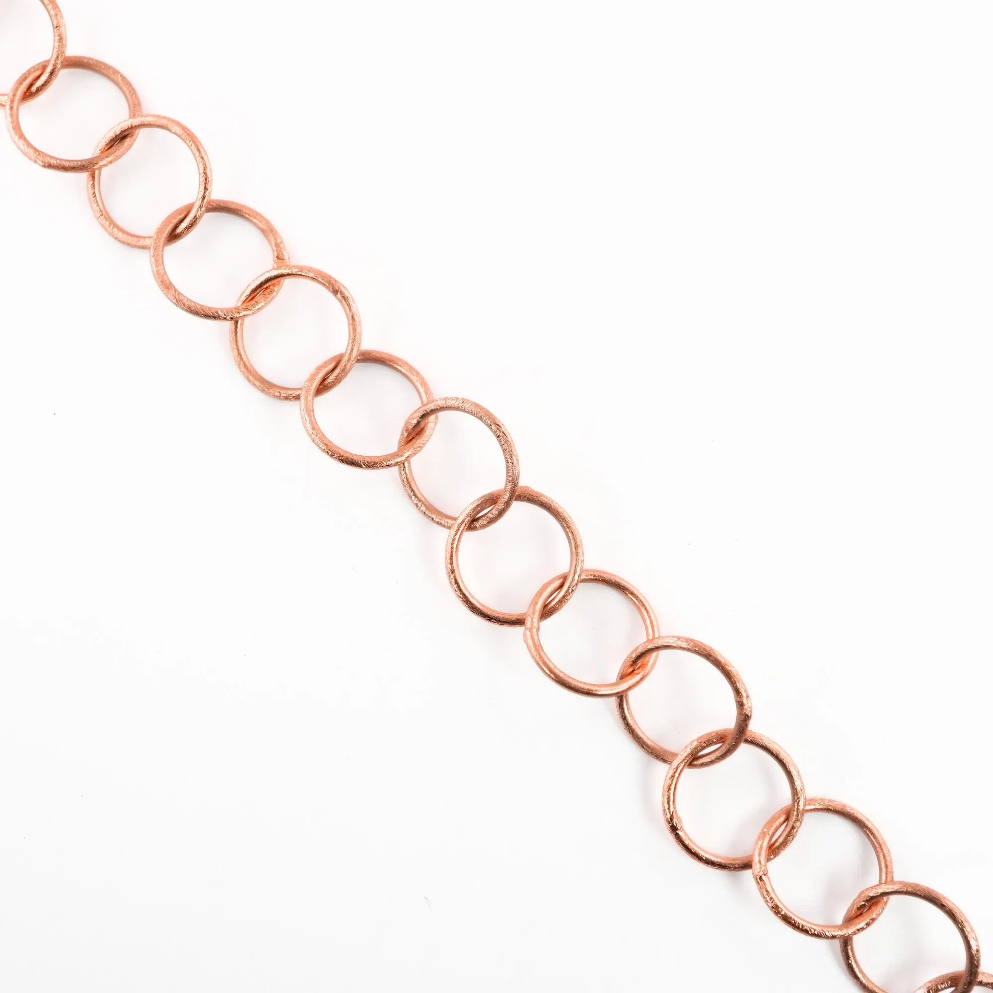 Antique Copper Round Shape Boho and Vintage Findings Link Chain