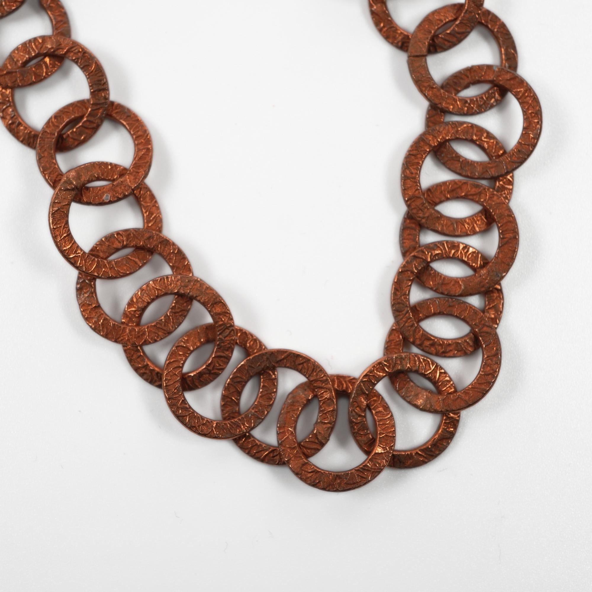 Antique Copper Round Link Chain