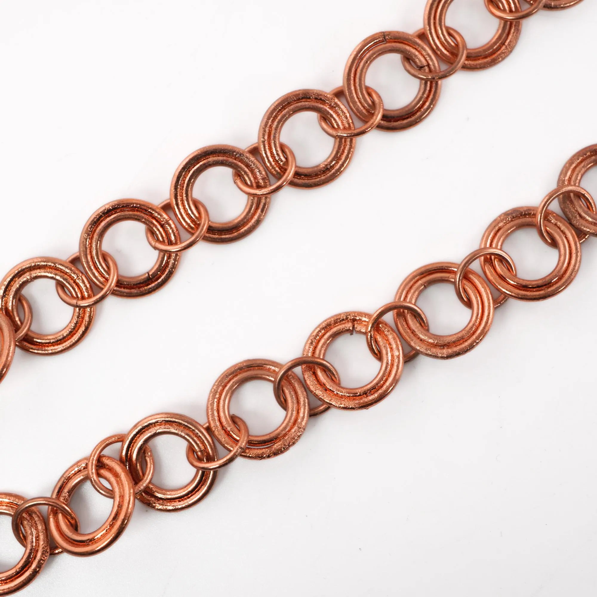 Antique Copper Round Cable Link Chain 