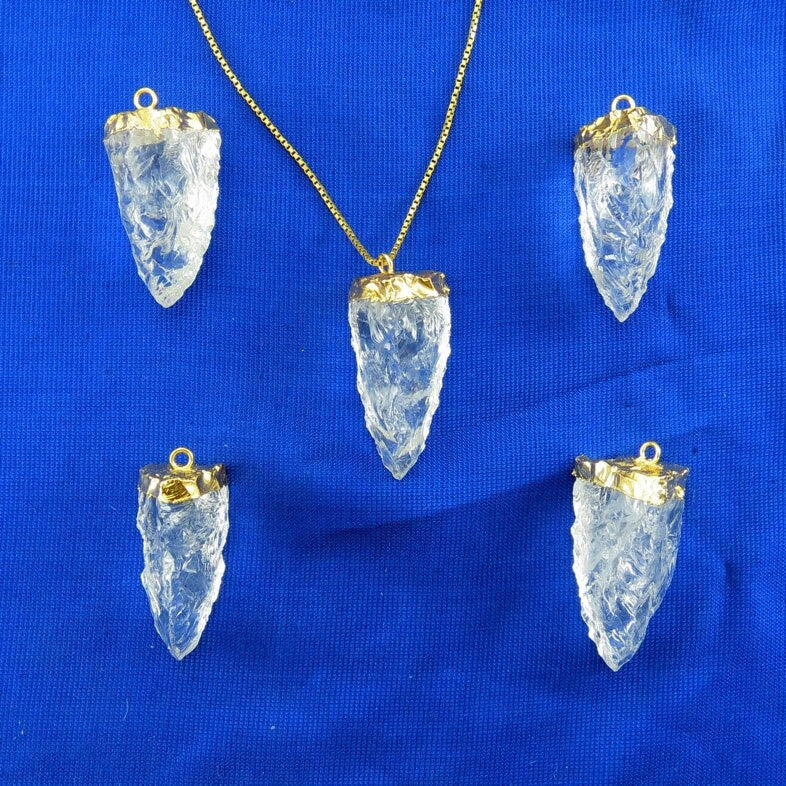 Crystal Quartz Tooth Shape