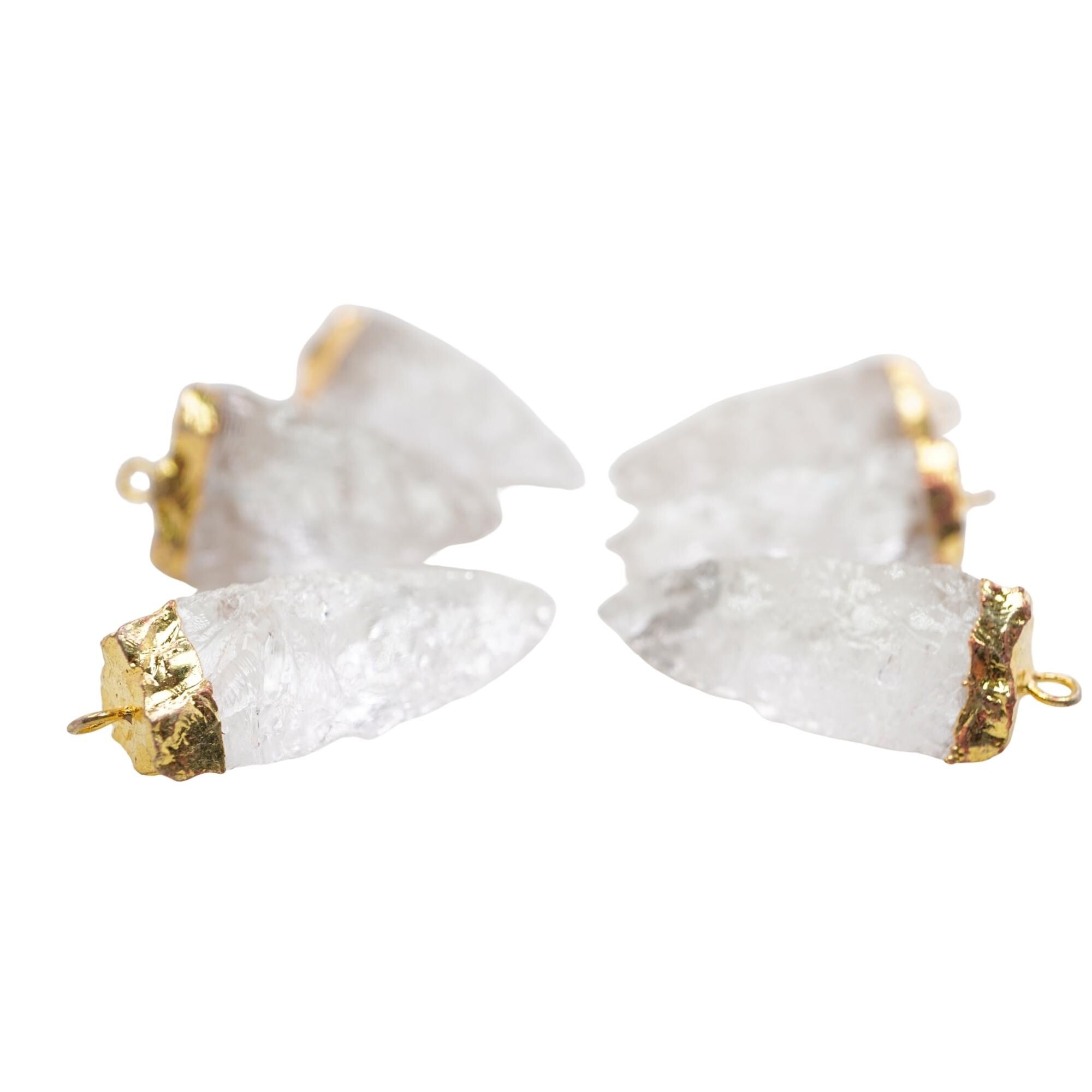 Crystal Quartz Tooth Shape