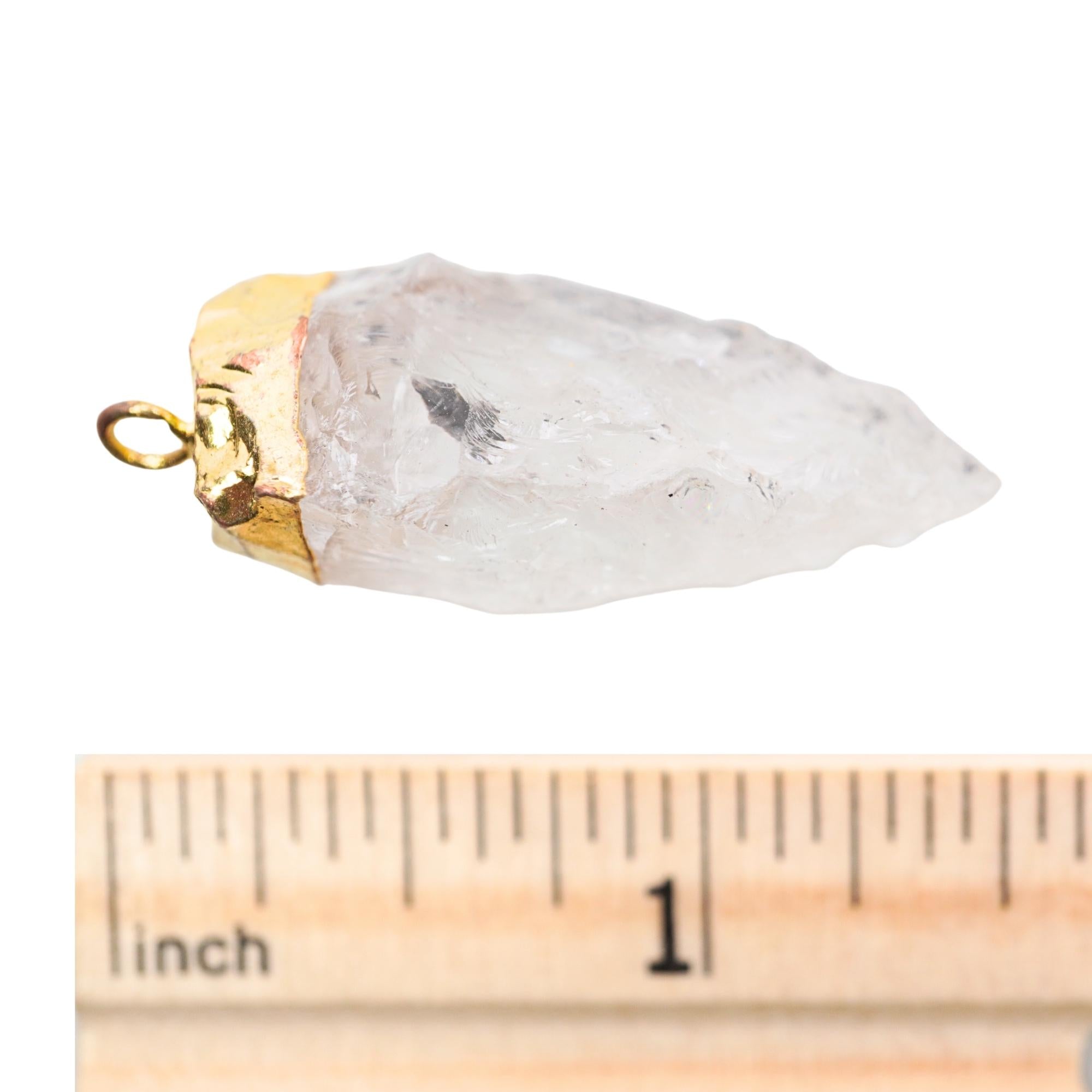 Crystal Quartz Tooth Shape